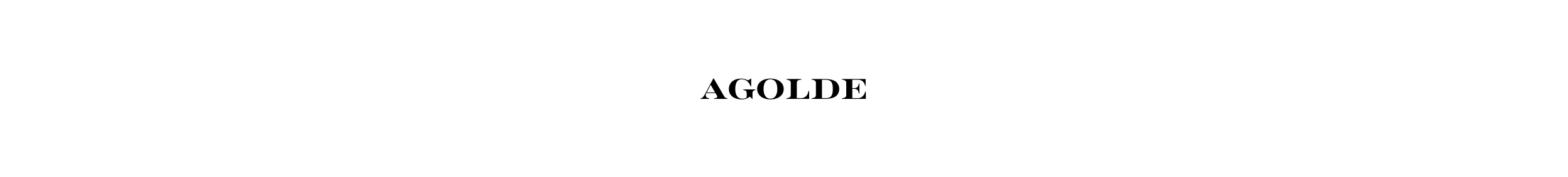 agolde