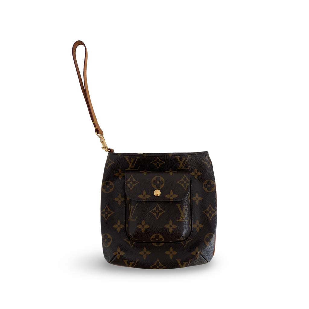 Partition Wristlet bag