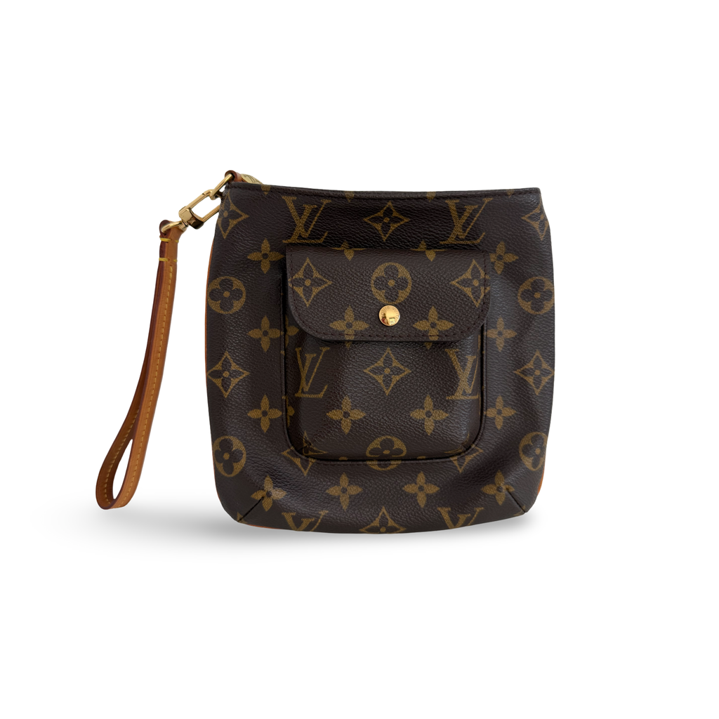Partition Wristlet bag
