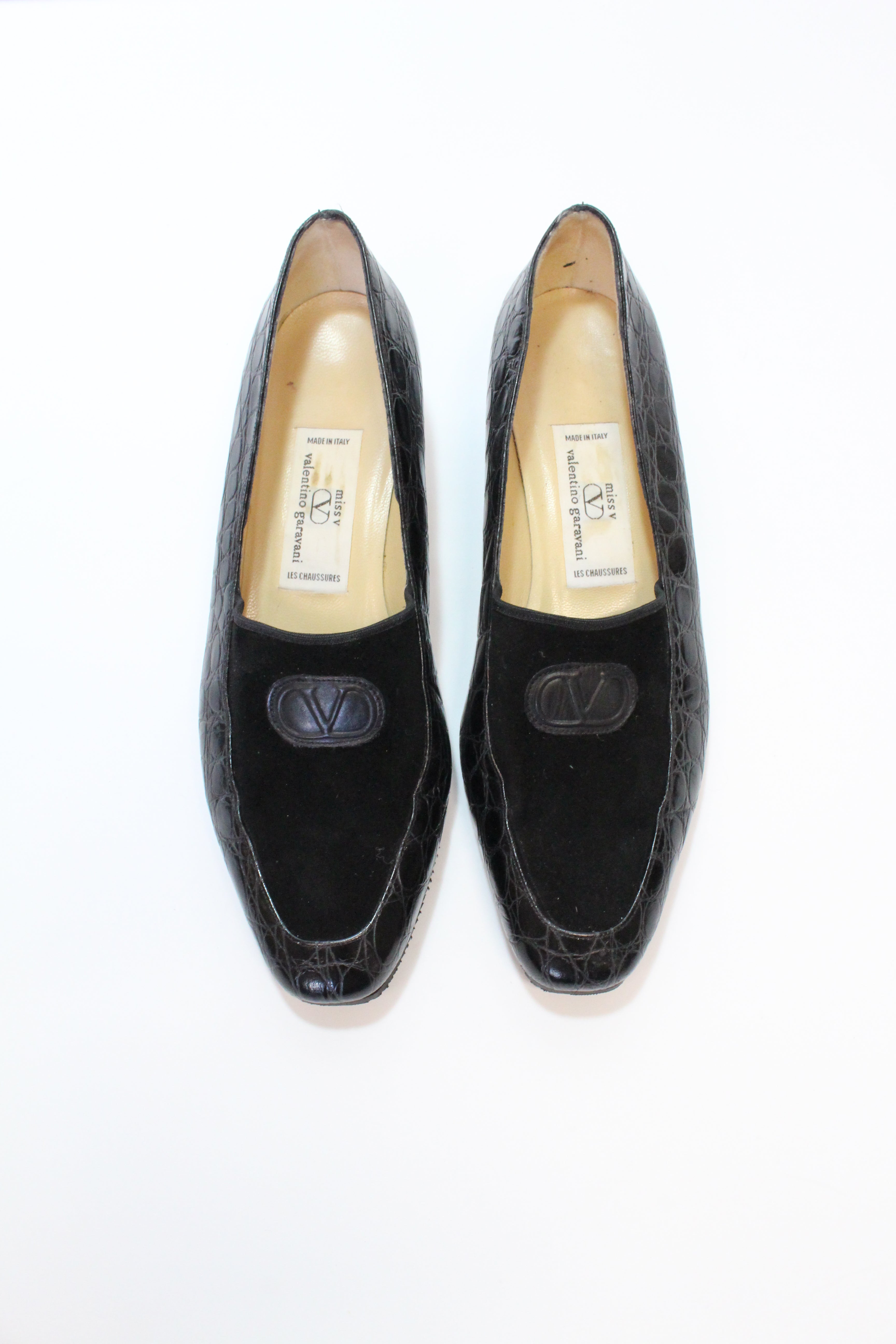 Black loafers