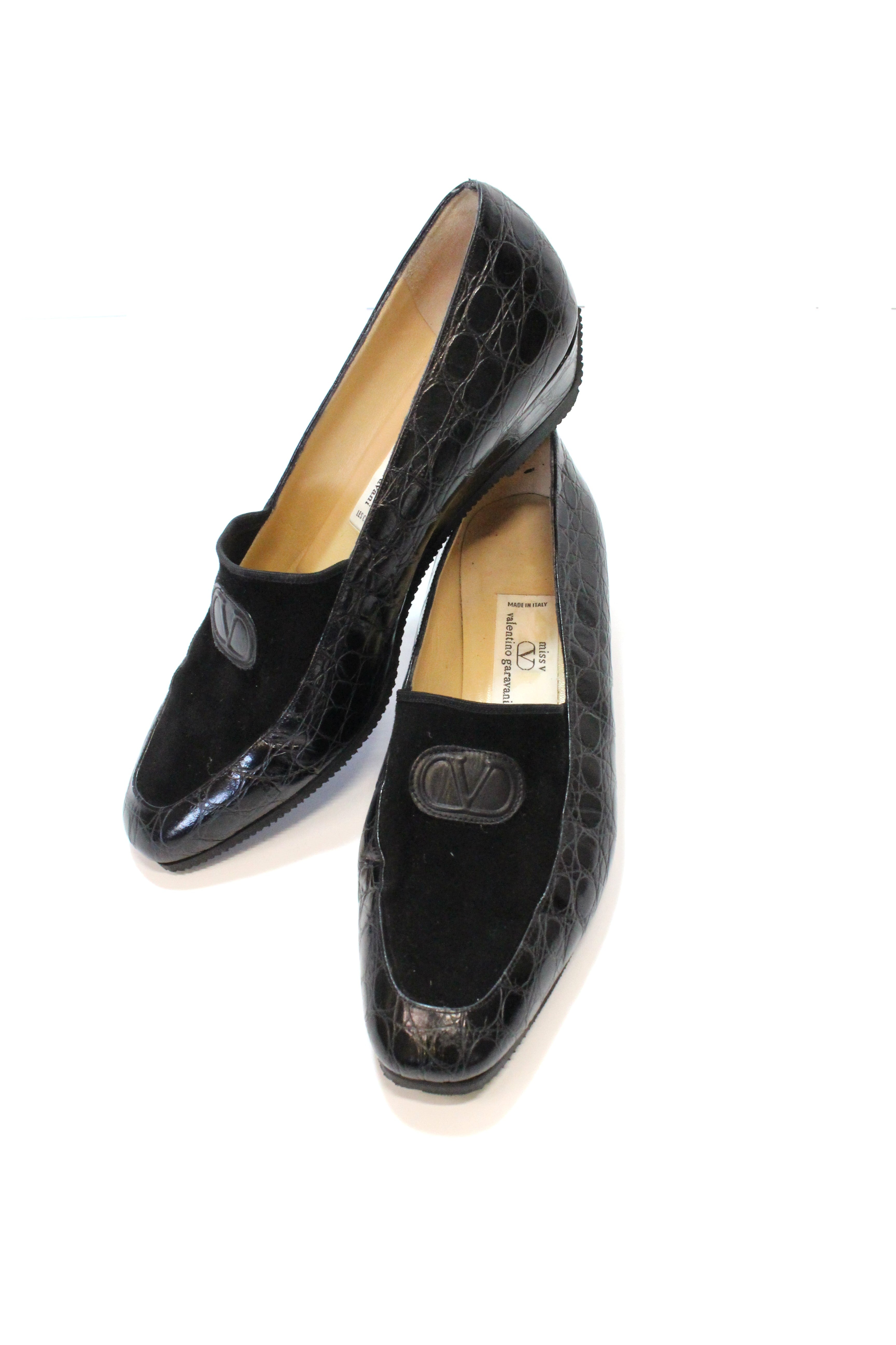 Black loafers