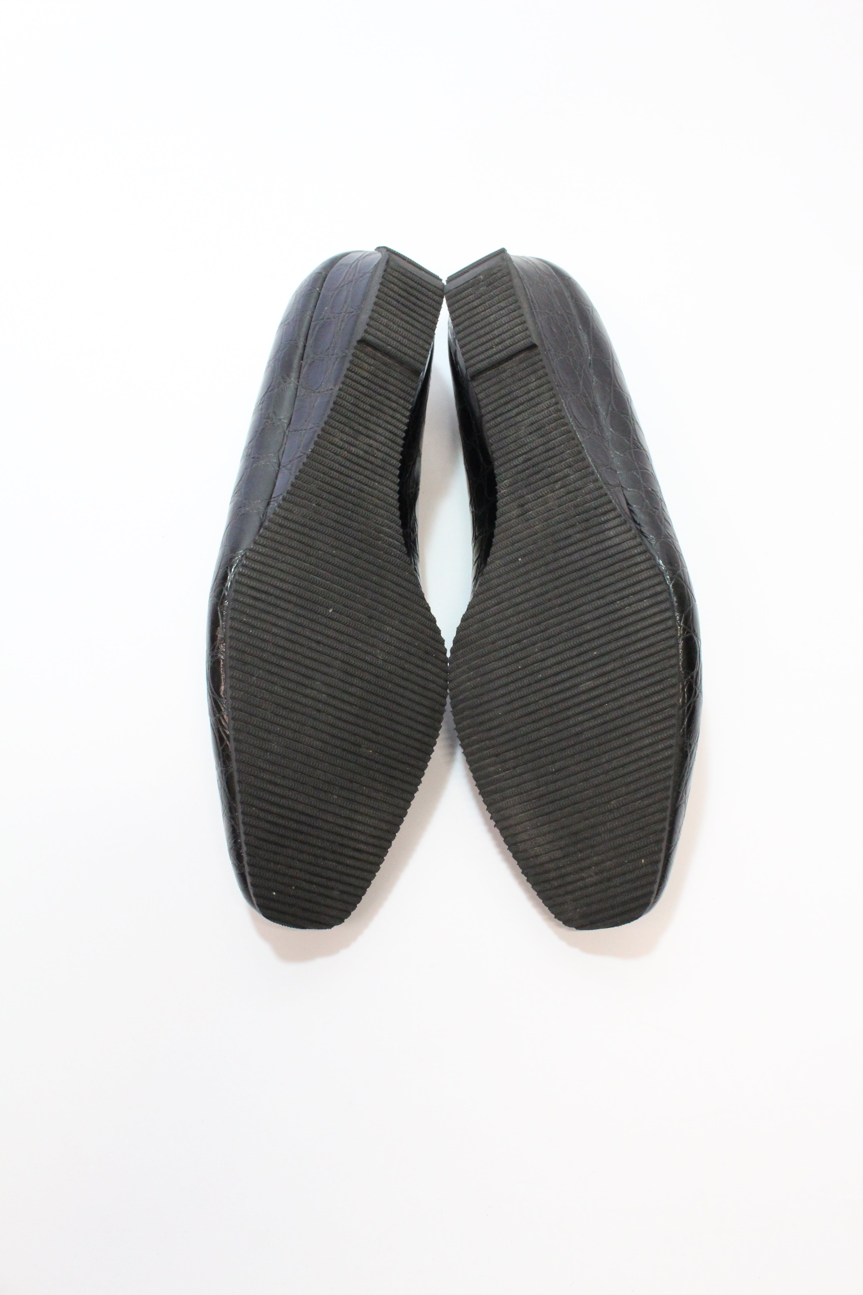 Black loafers