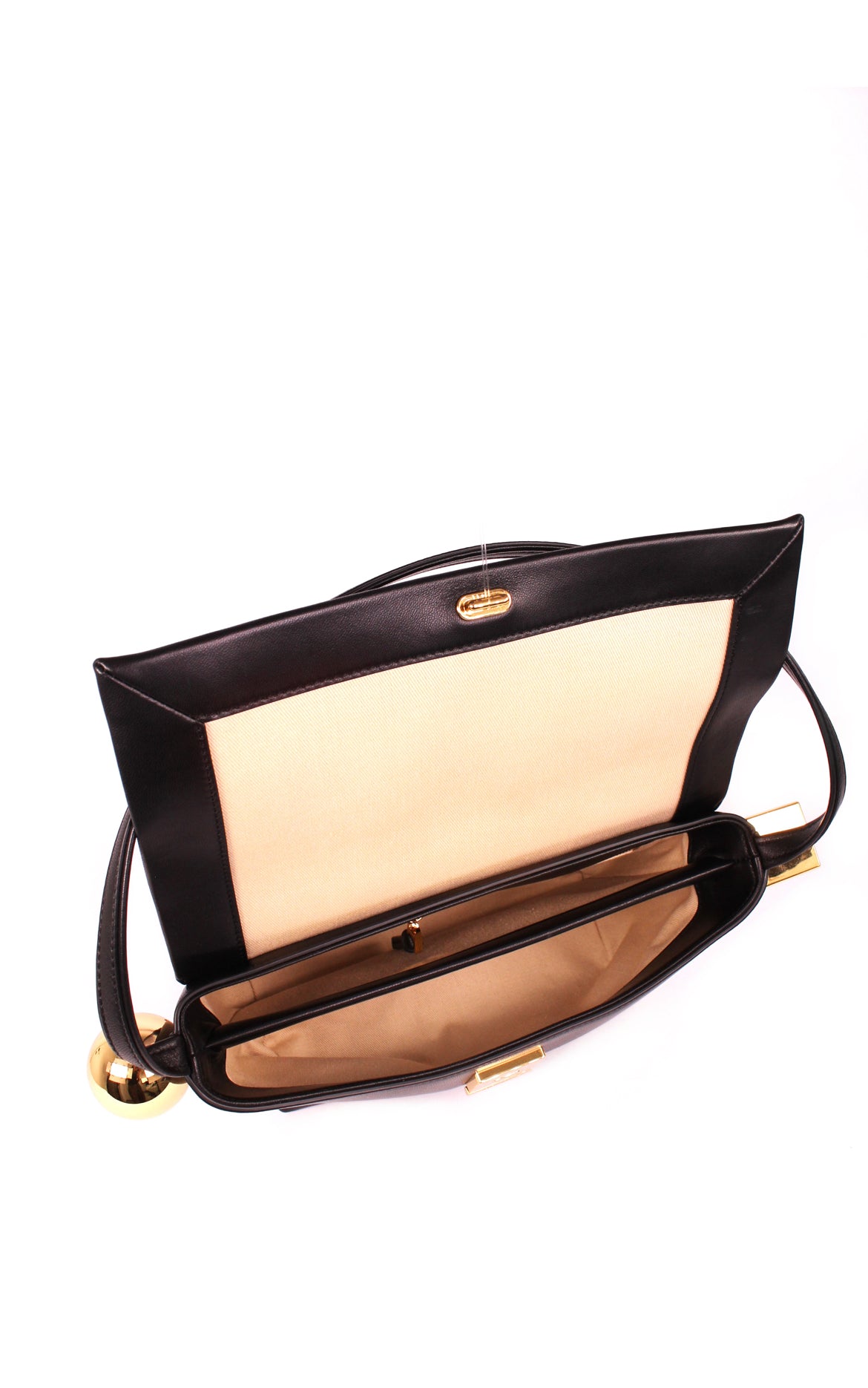 Le Rond Carre Embellished Leather Shoulder Bag