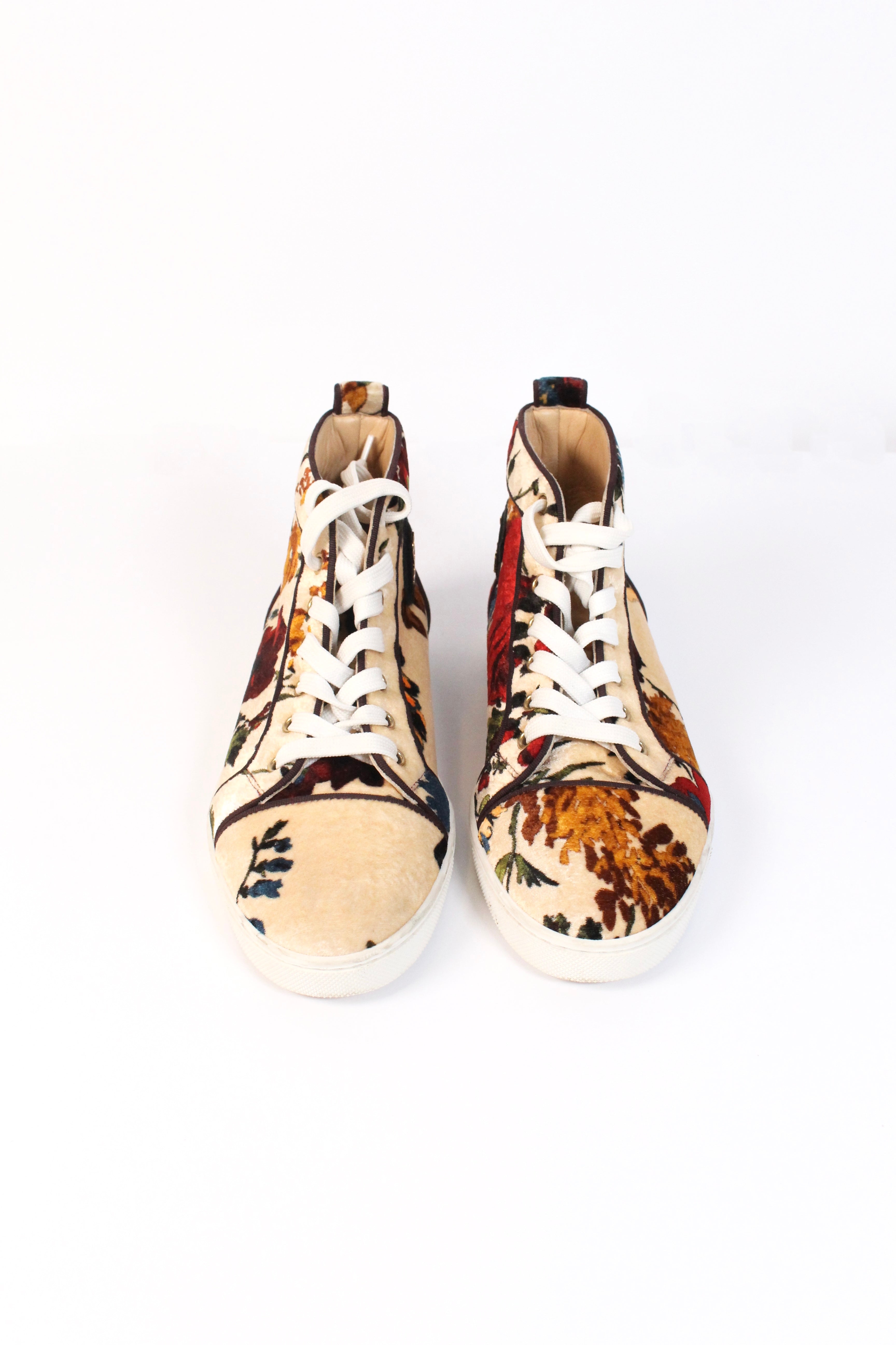 velvet sneakers