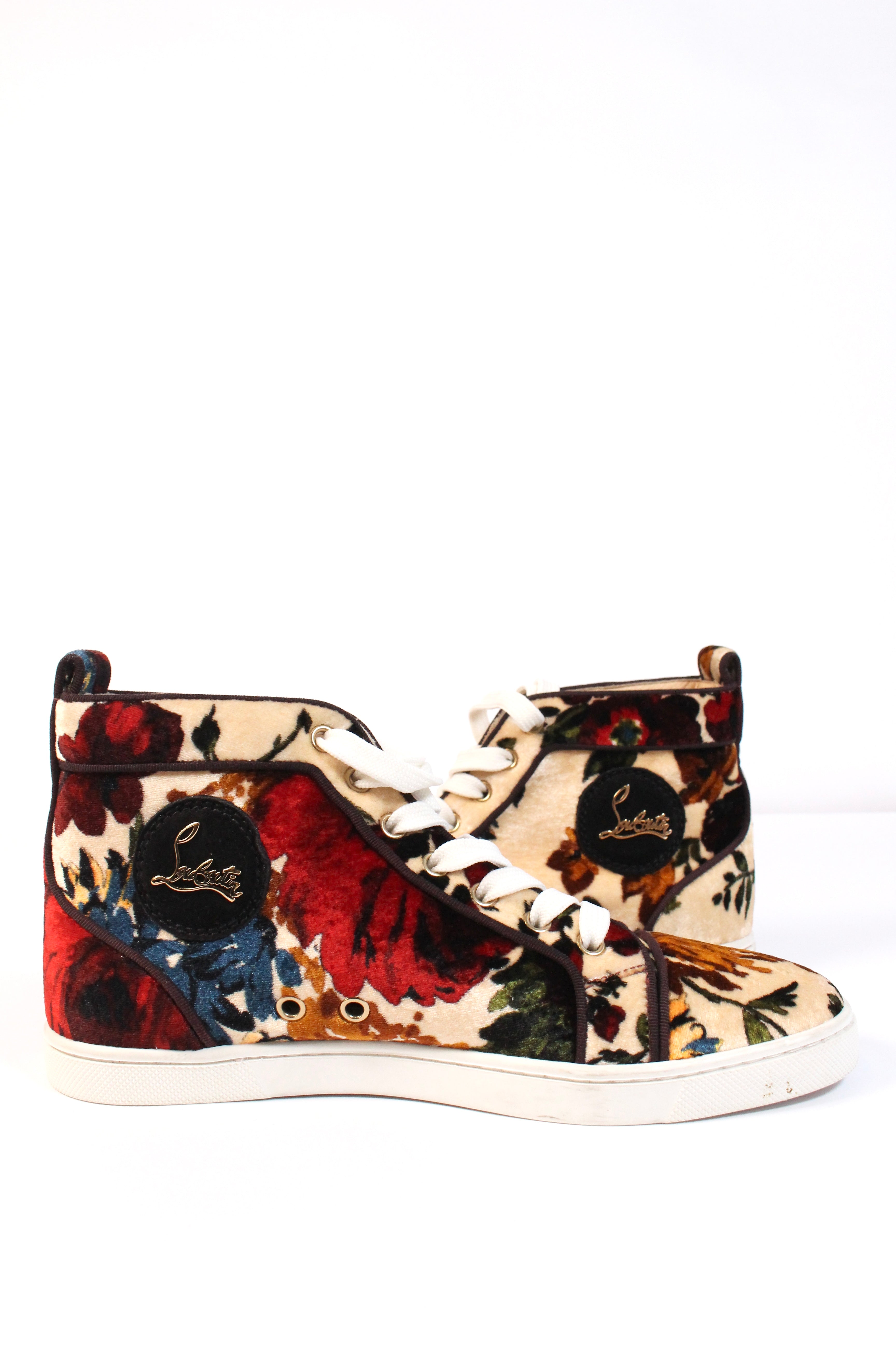 velvet sneakers