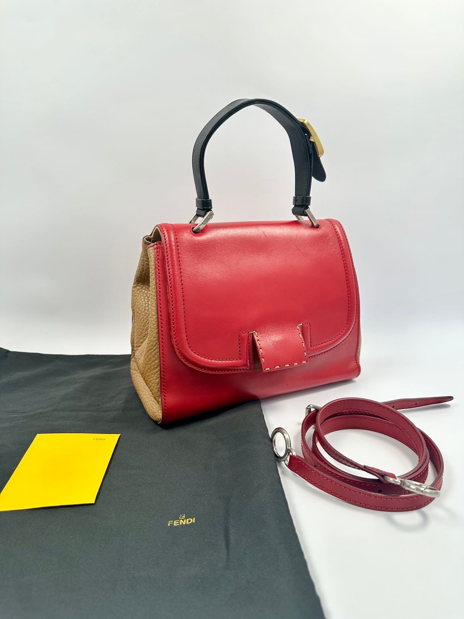 SILVANA Bag Leather Tri Color