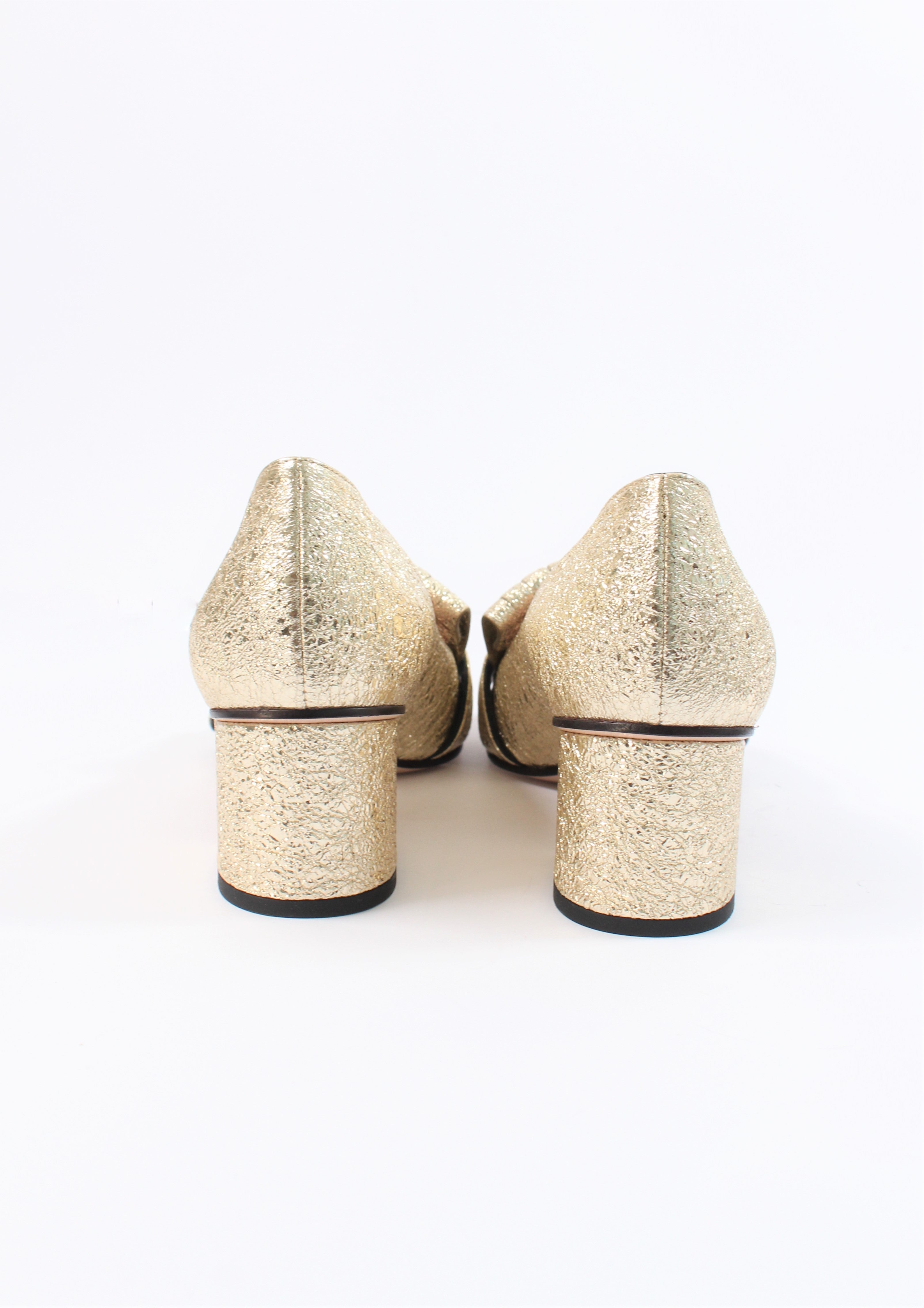 golden heel mocassin