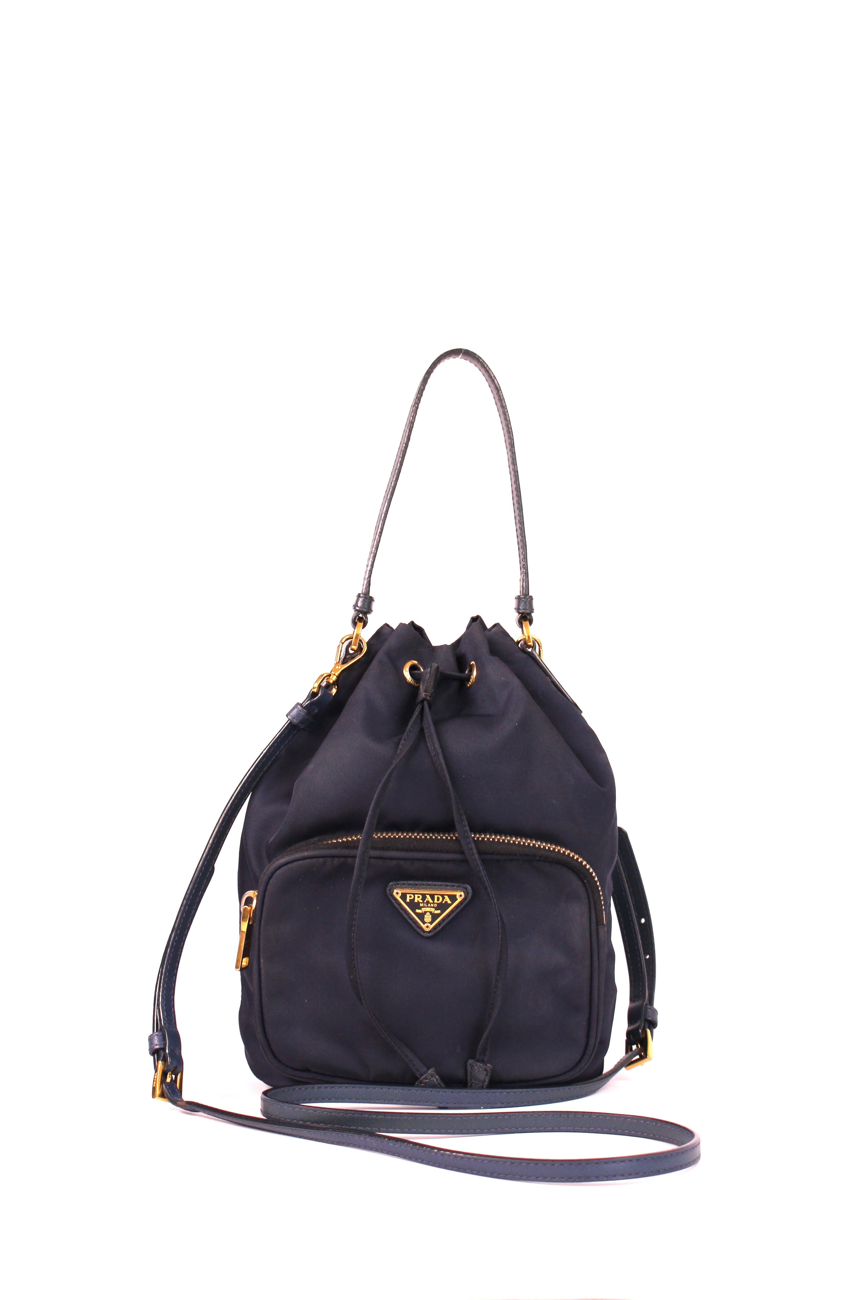 Duet bucket bag