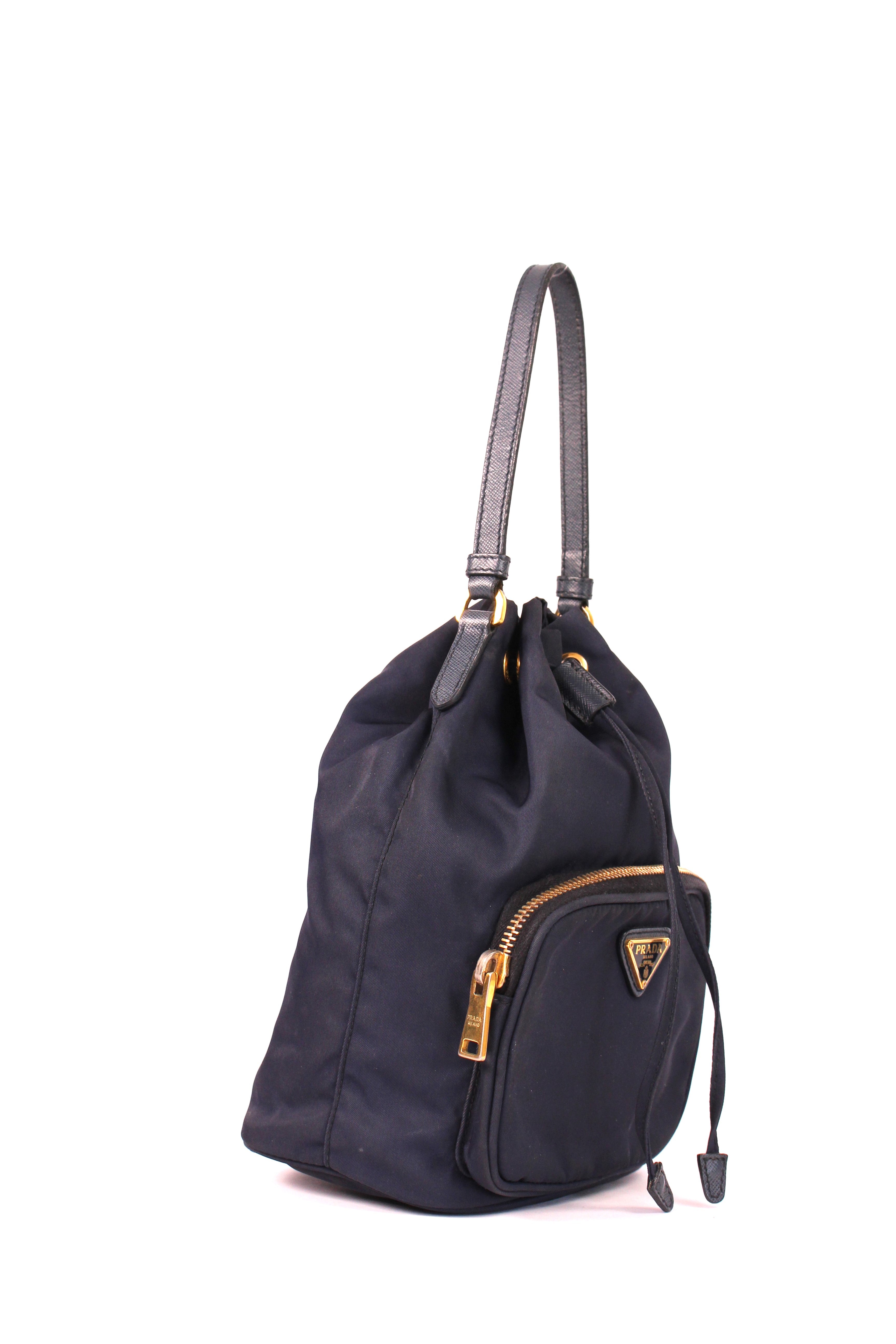 Duet bucket bag