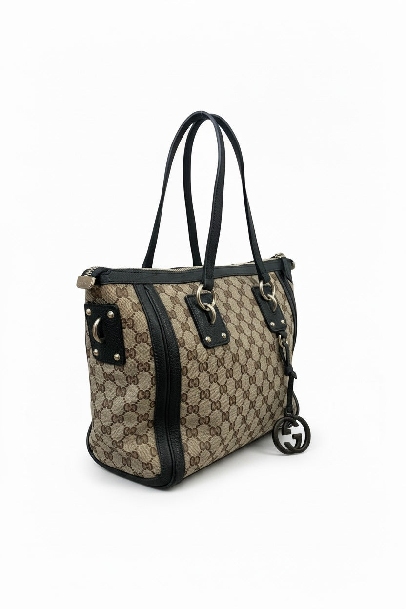 Canvas Charm Satchel