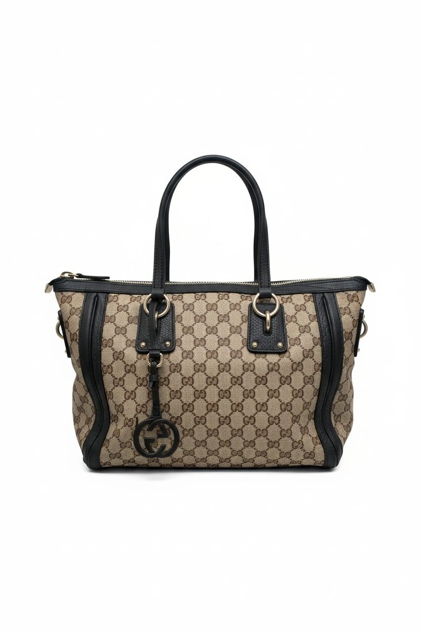 Canvas Charm Satchel