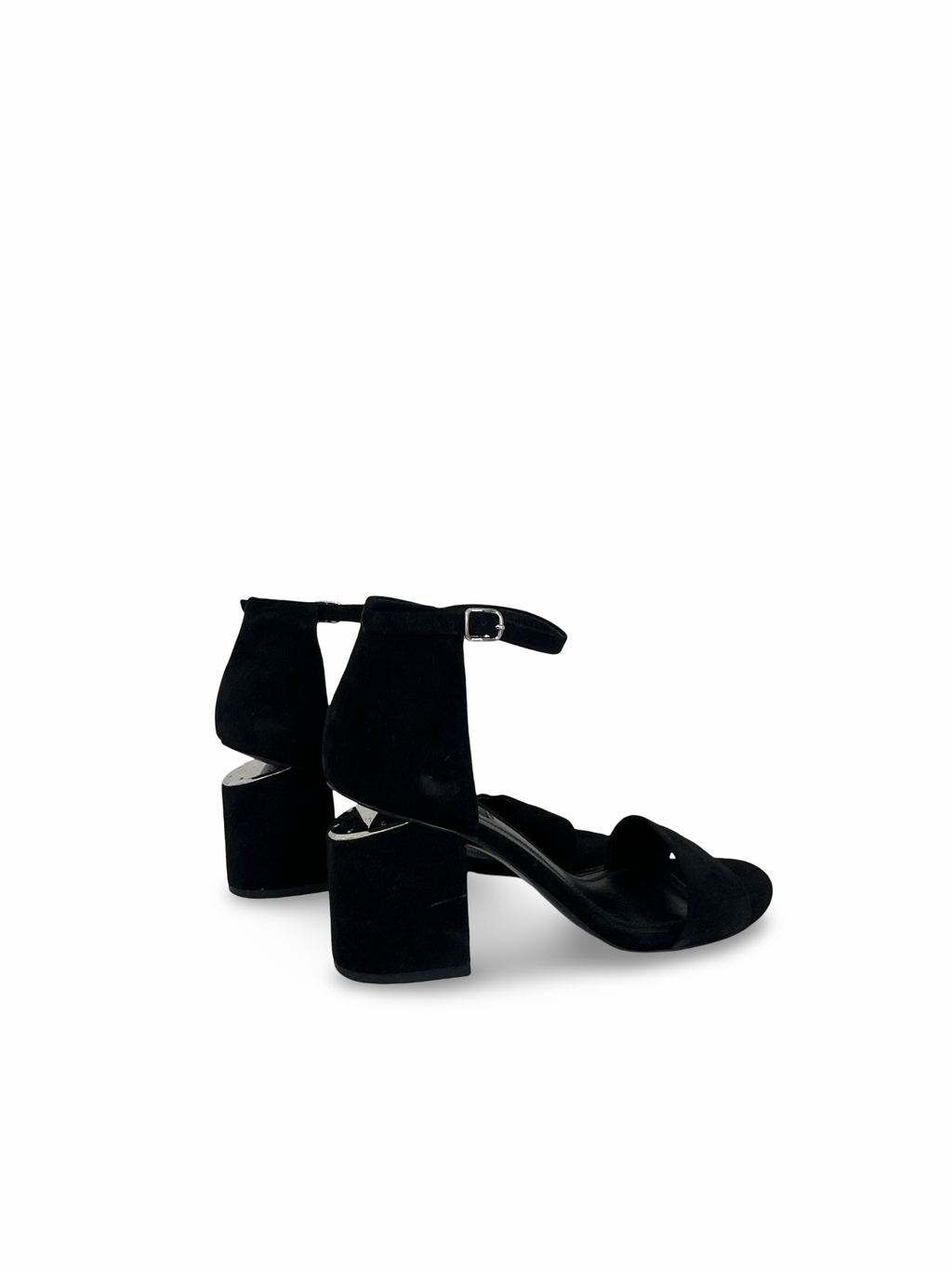 Abby Suede Block Heel