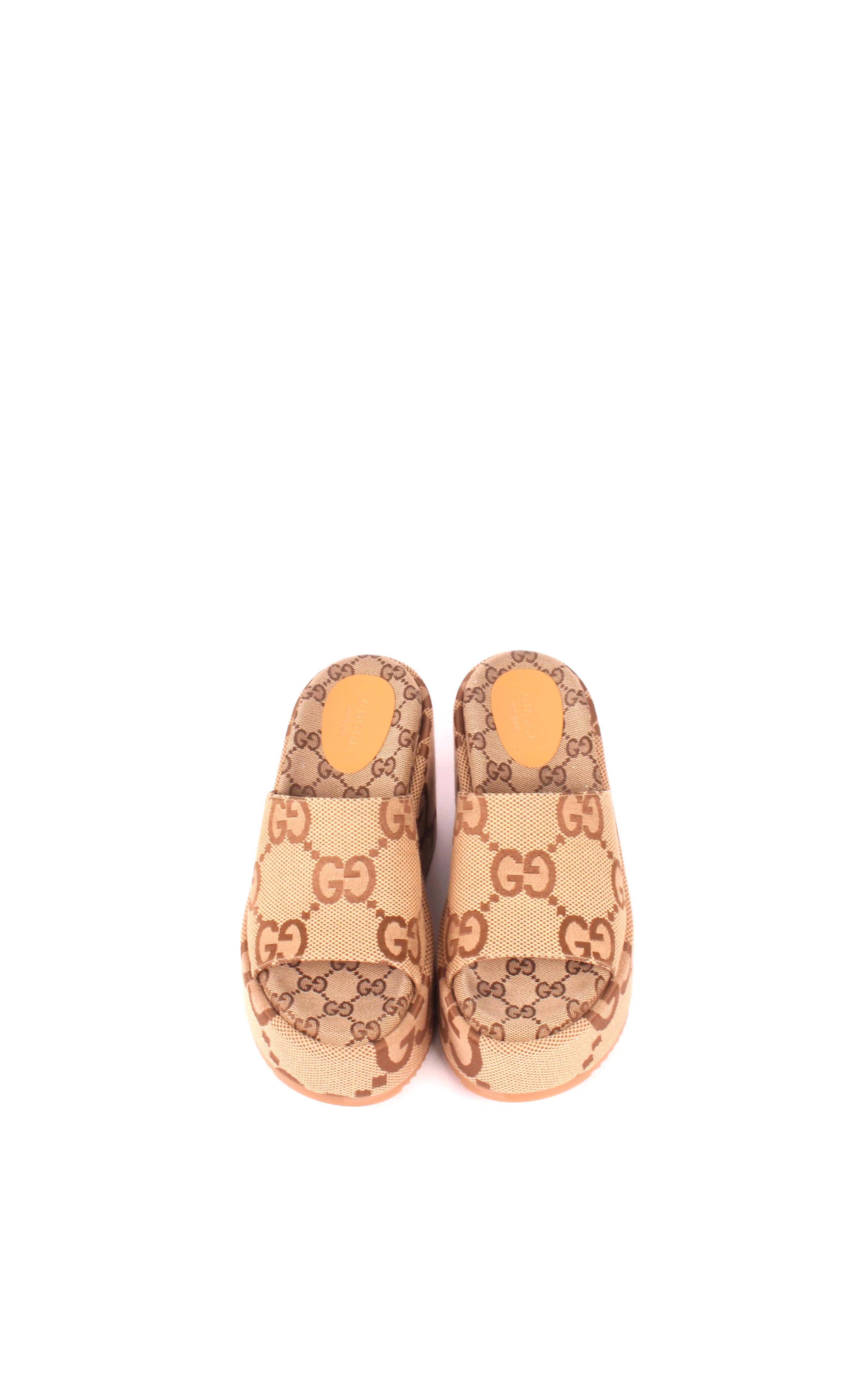 Monogram Jumbo GG Platform Slide