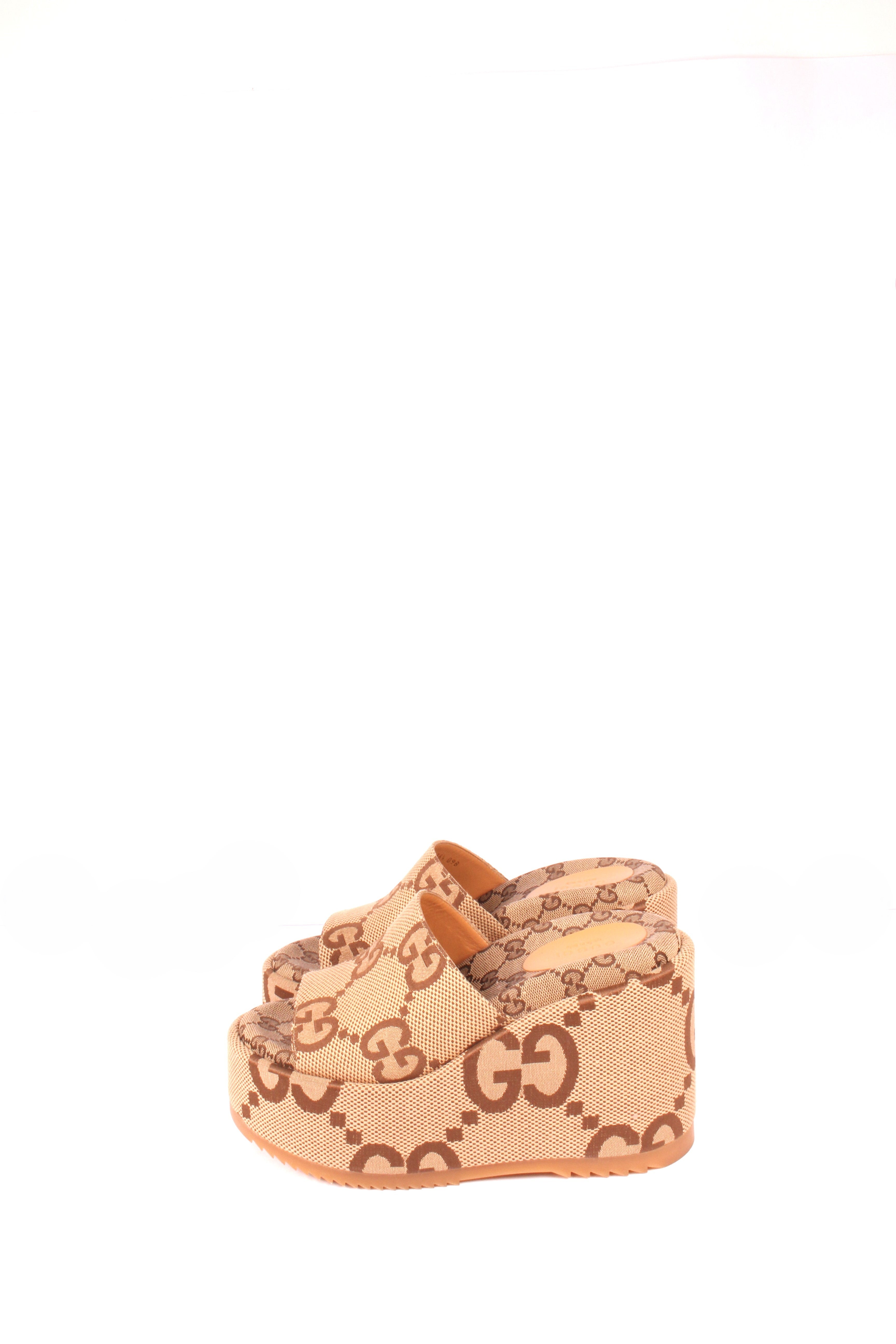 Monogram Jumbo GG Platform Slide