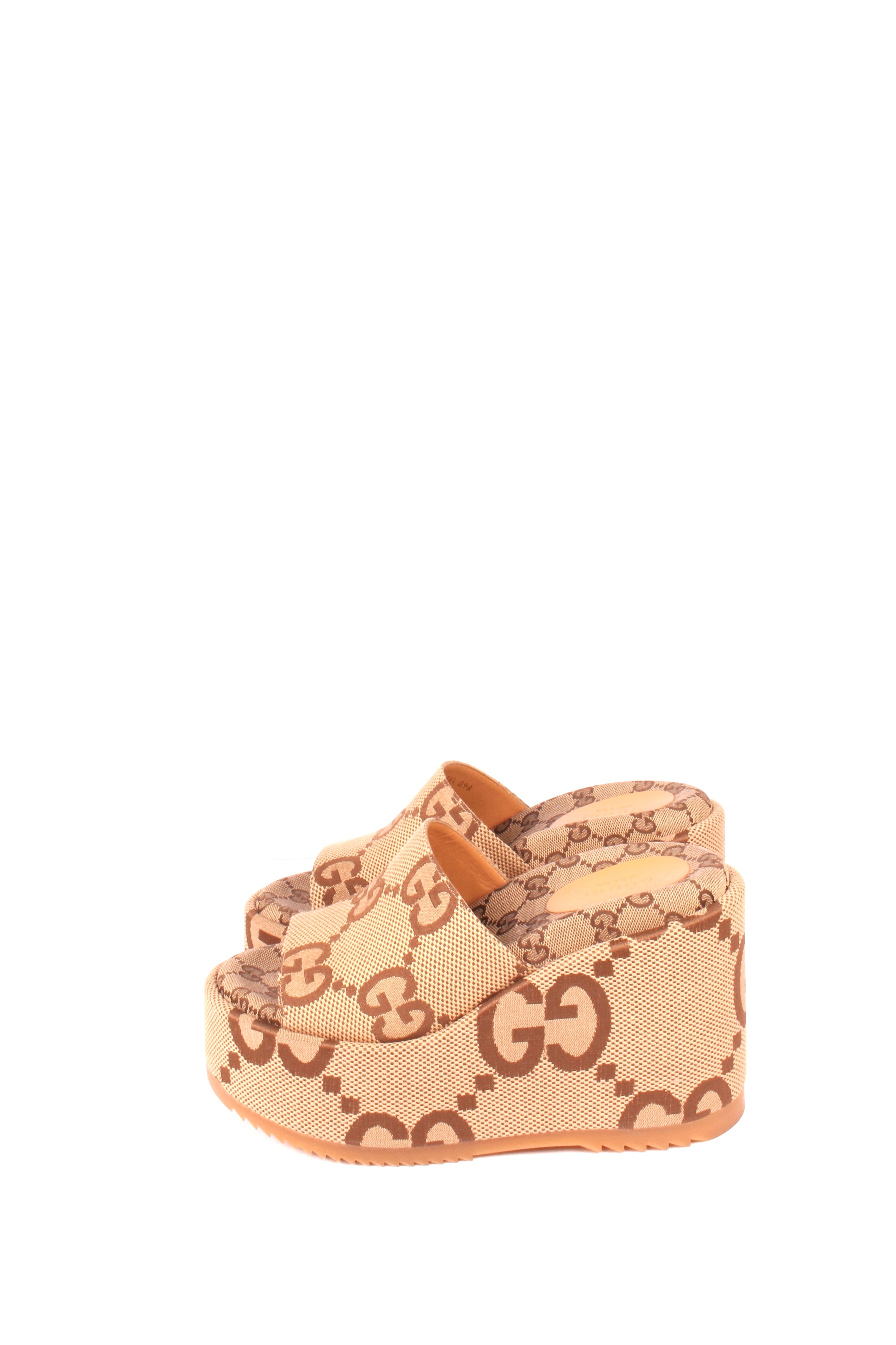 Monogram Jumbo GG Platform Slide