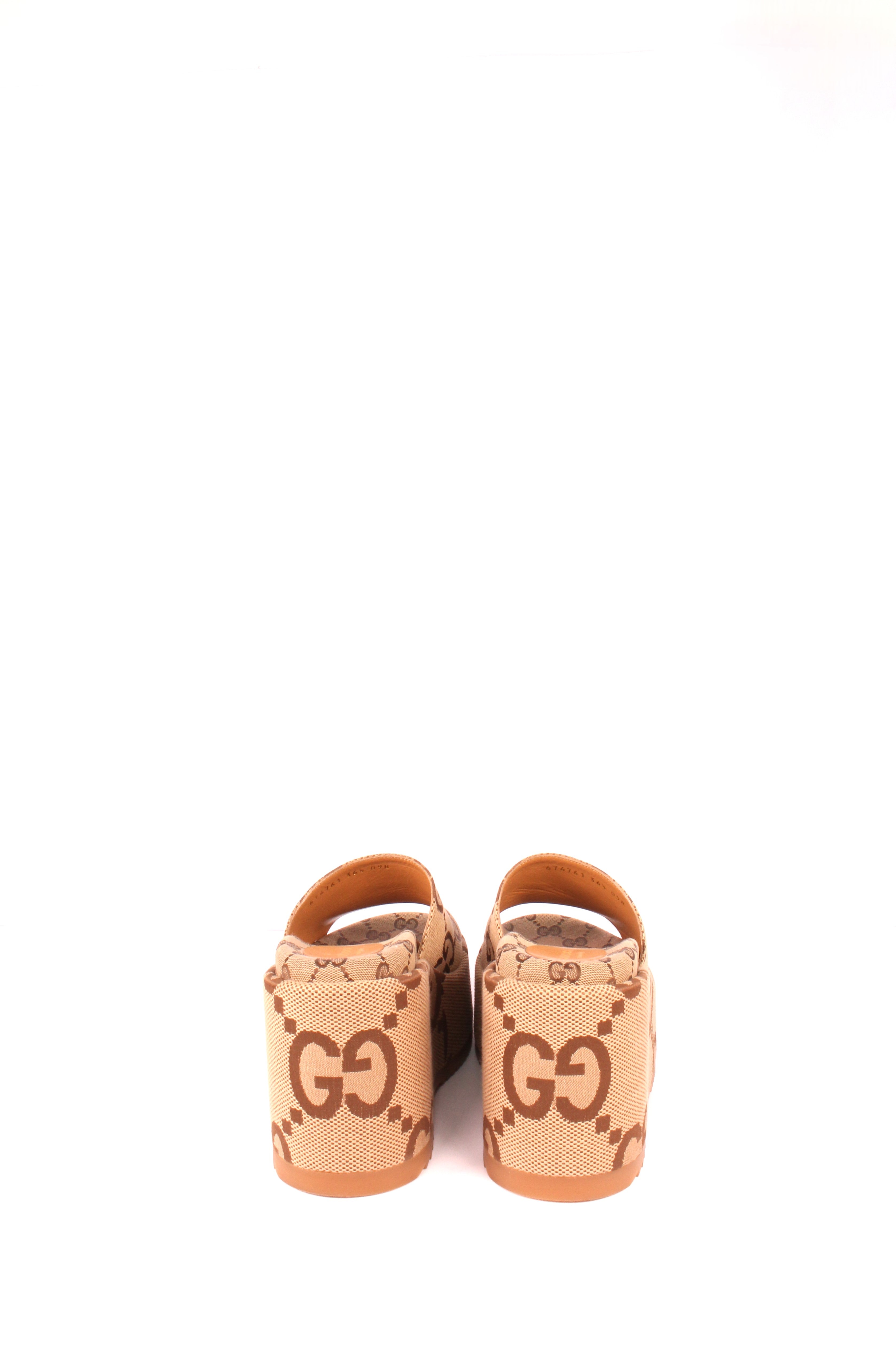 Monogram Jumbo GG Platform Slide