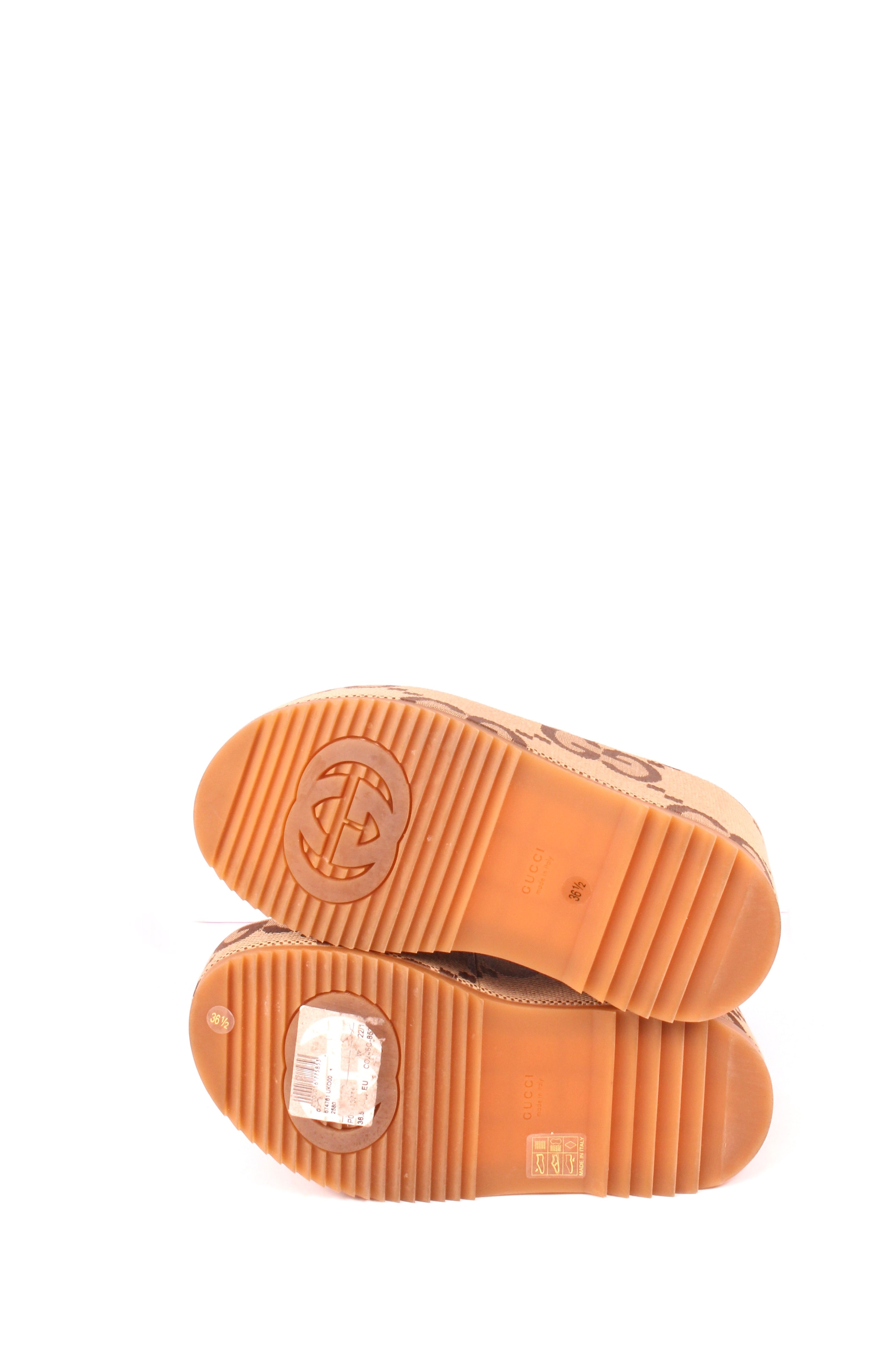 Monogram Jumbo GG Platform Slide