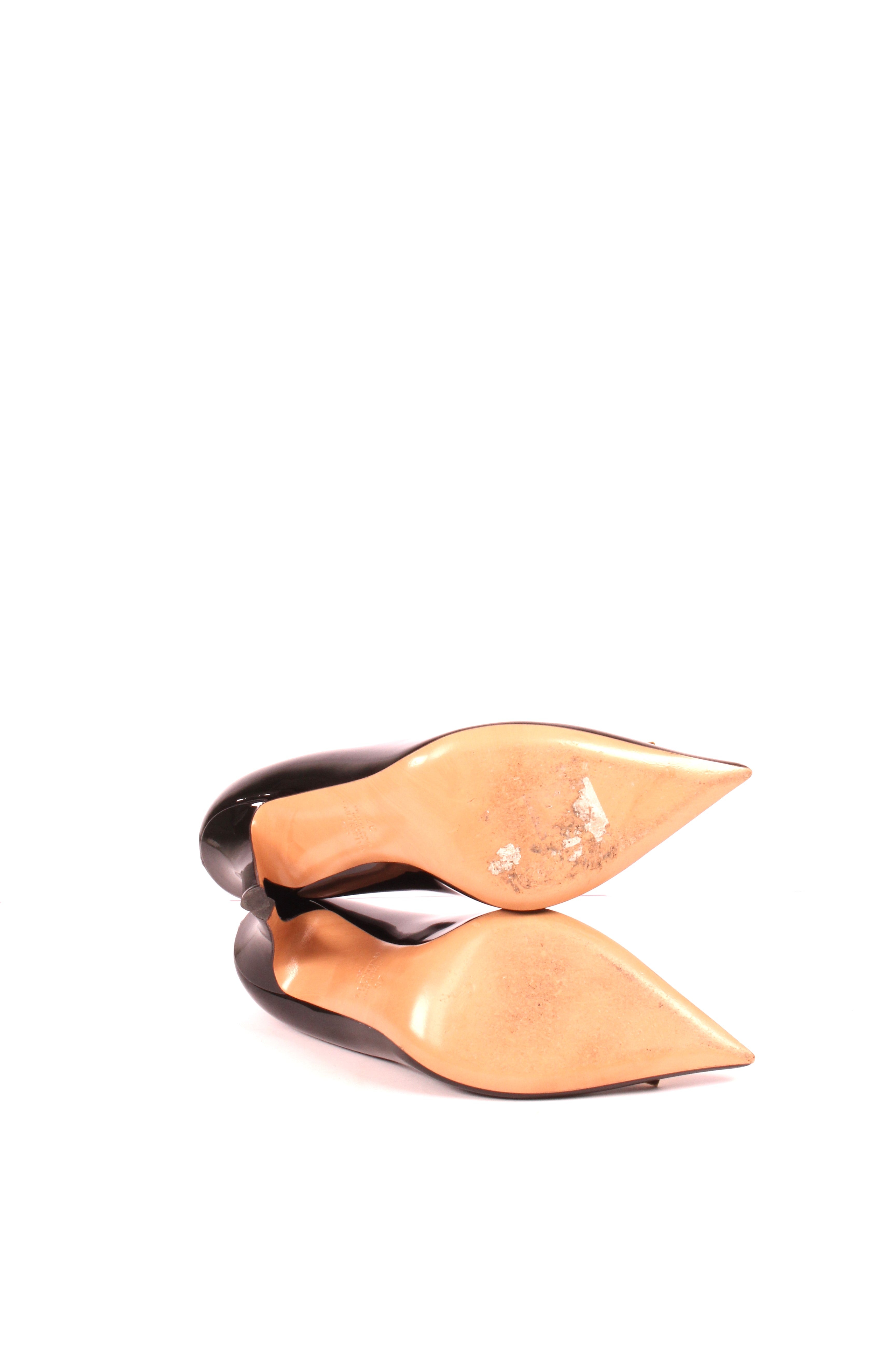 Leather One Stud Pumps