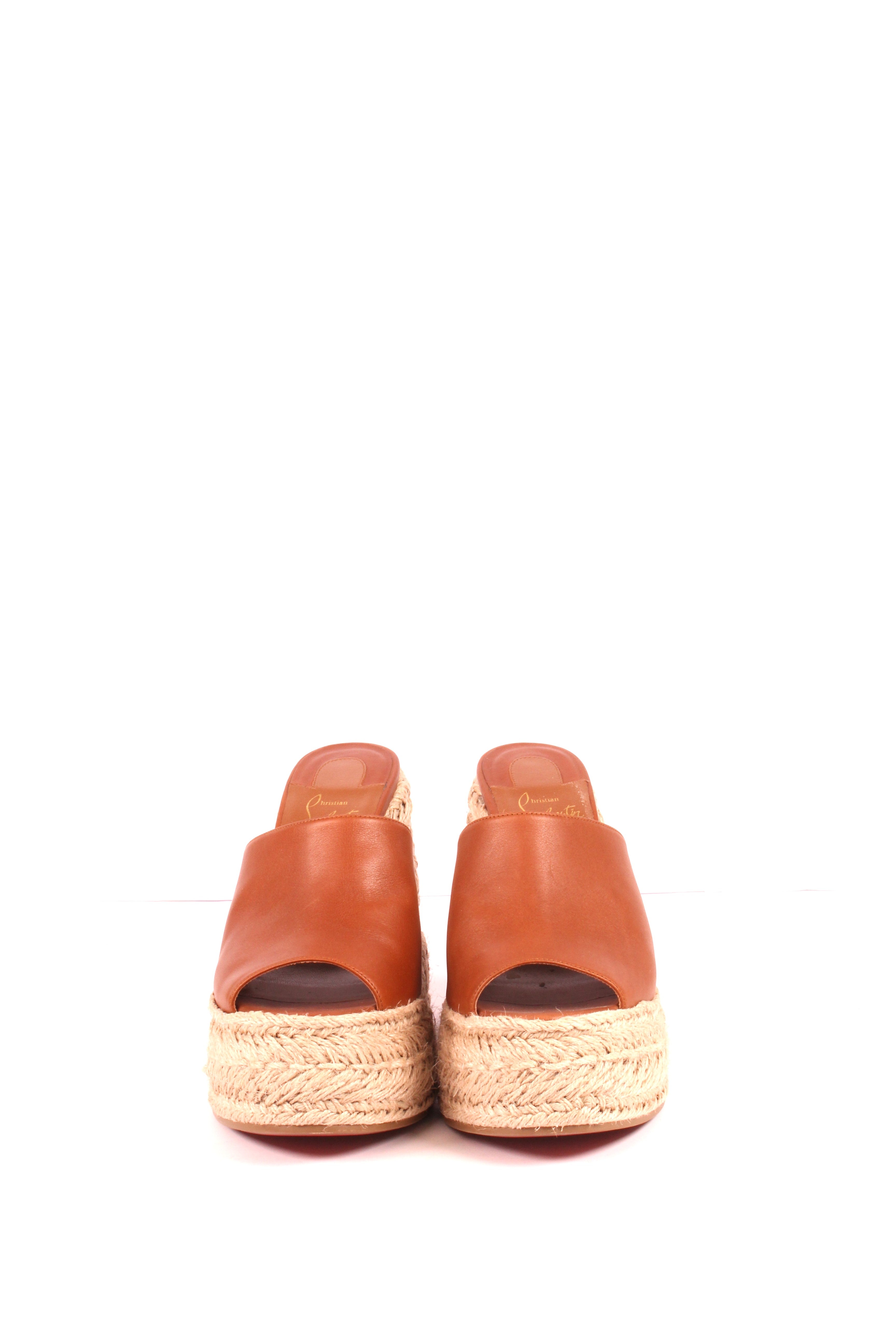 Ariella Zeppa leather espadrille wedges