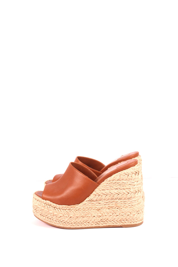 Ariella Zeppa leather espadrille wedges