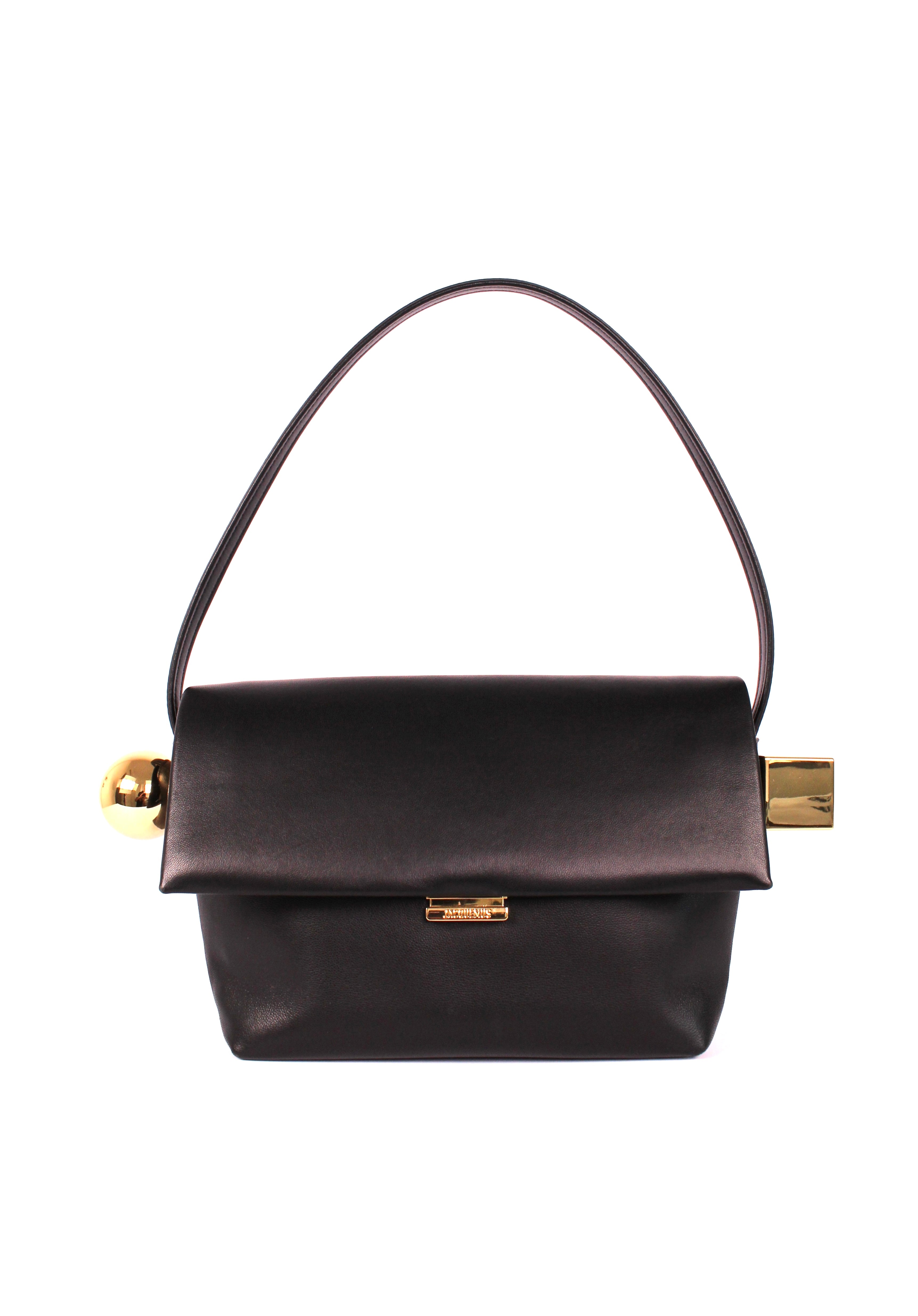 Le Rond Carre Embellished Leather Shoulder Bag