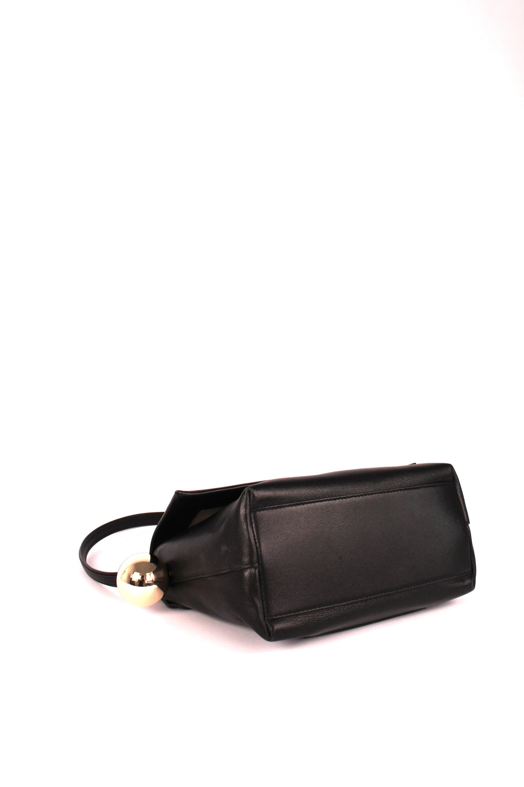 Le Rond Carre Embellished Leather Shoulder Bag