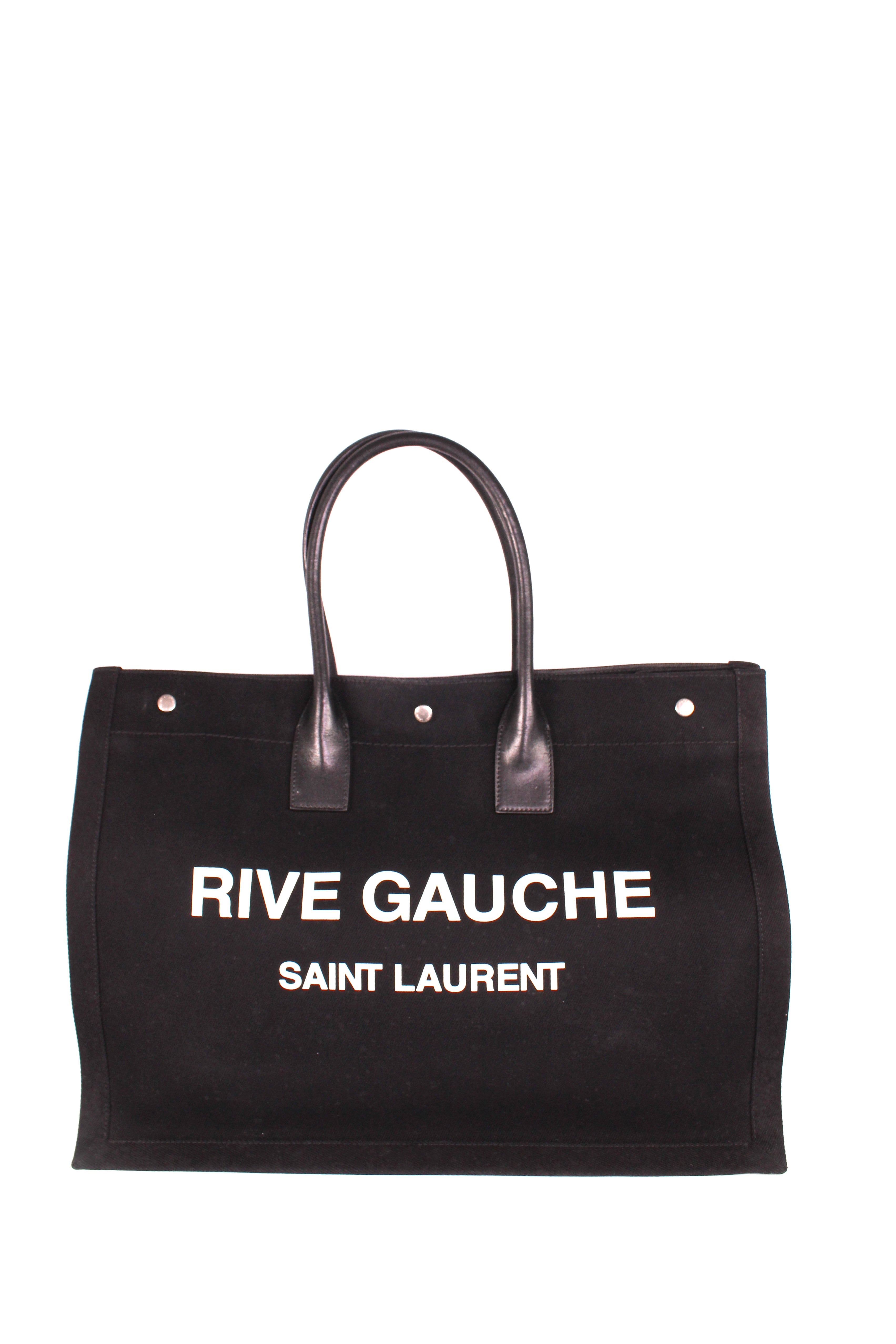 Rive Gauche Canvas Bag Black