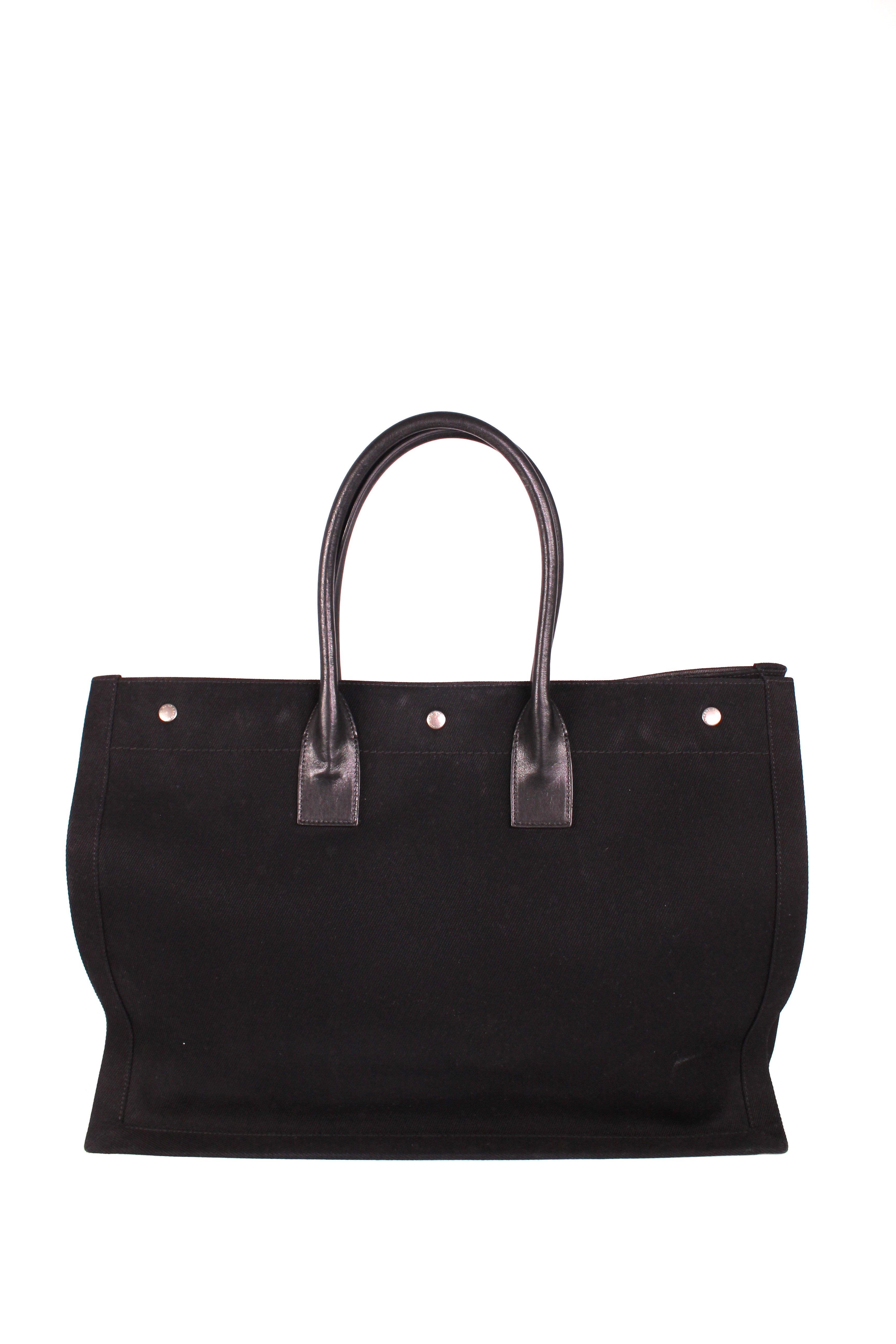 Rive Gauche Canvas Bag Black