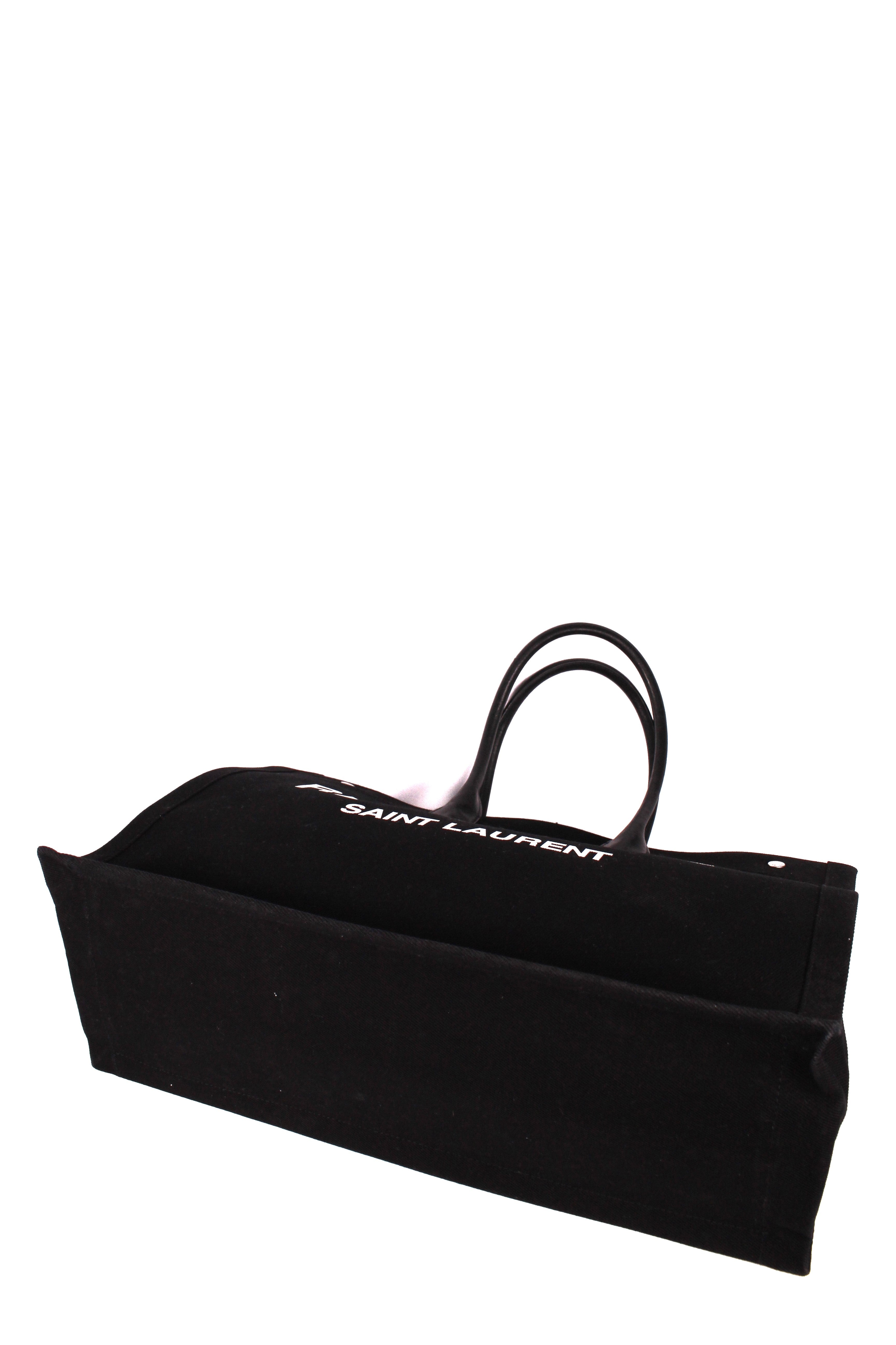 Rive Gauche Canvas Bag Black