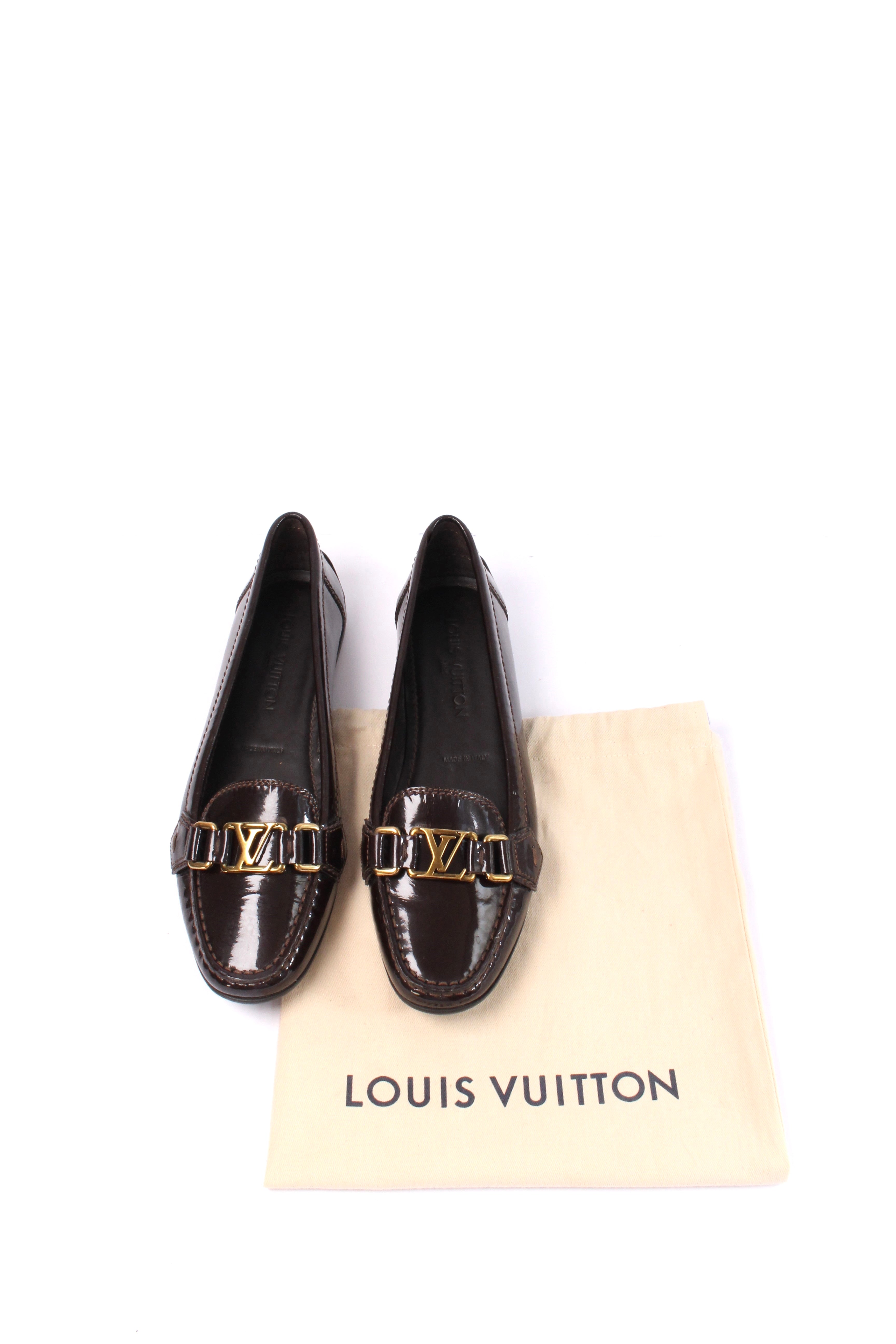 Oxford Initiales Patent Leather Loafers