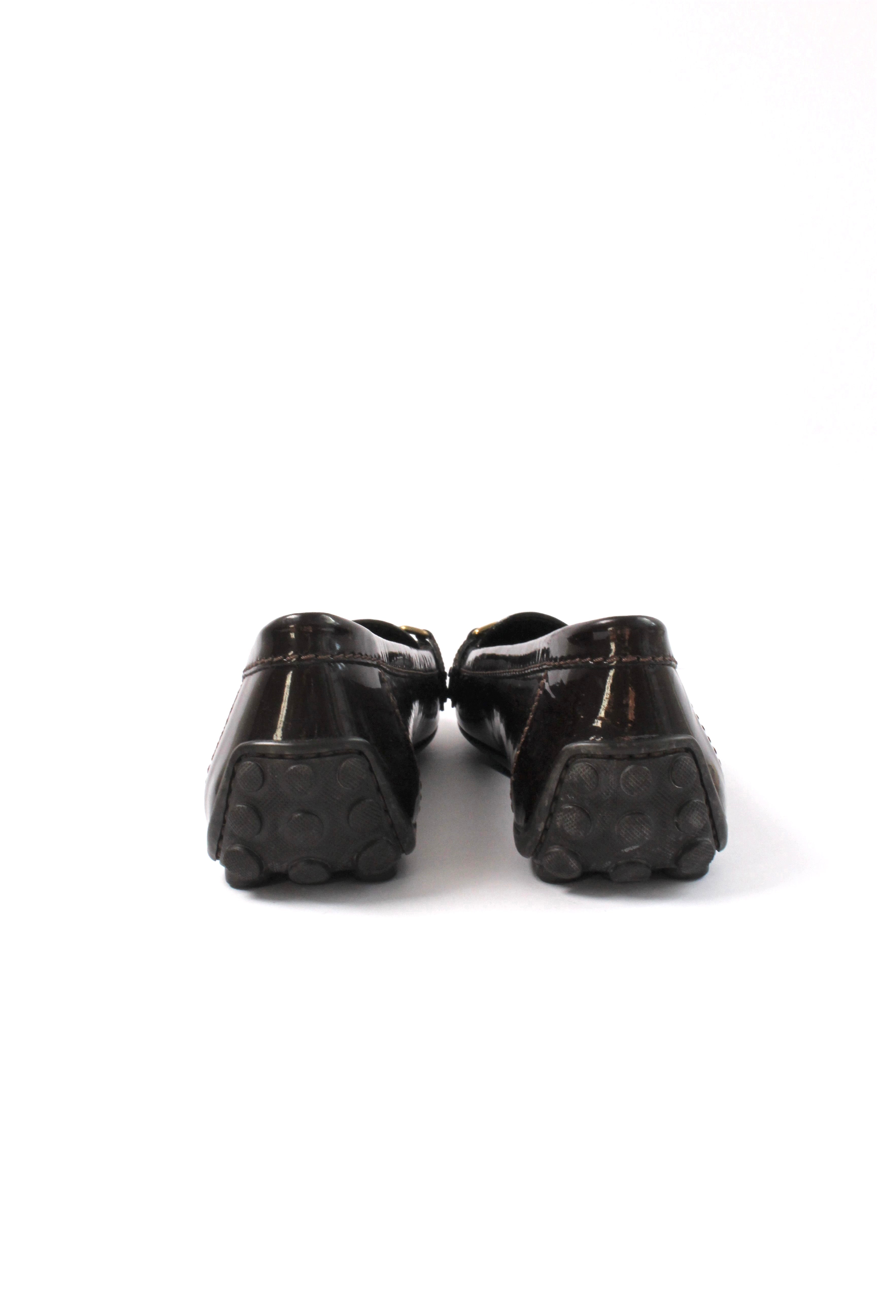 Oxford Initiales Patent Leather Loafers