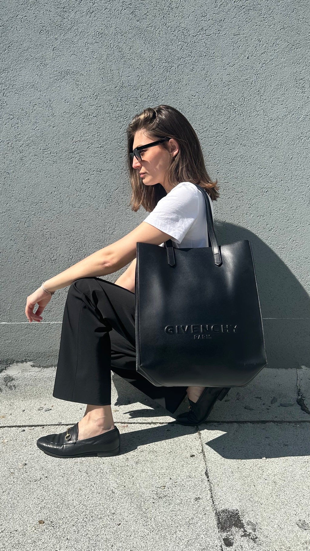 Calfskin Logo Tote bag