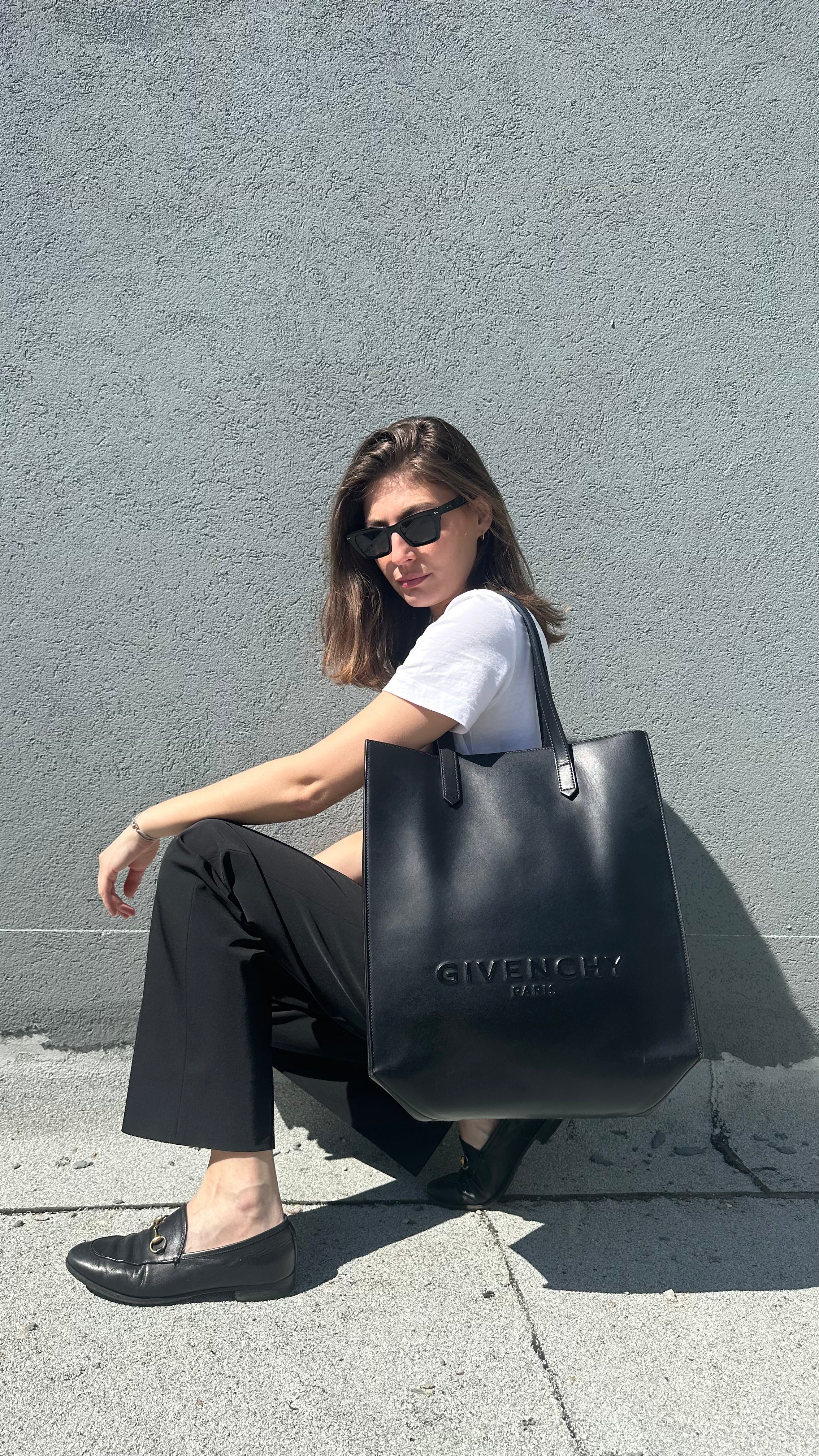 Calfskin Logo Tote bag