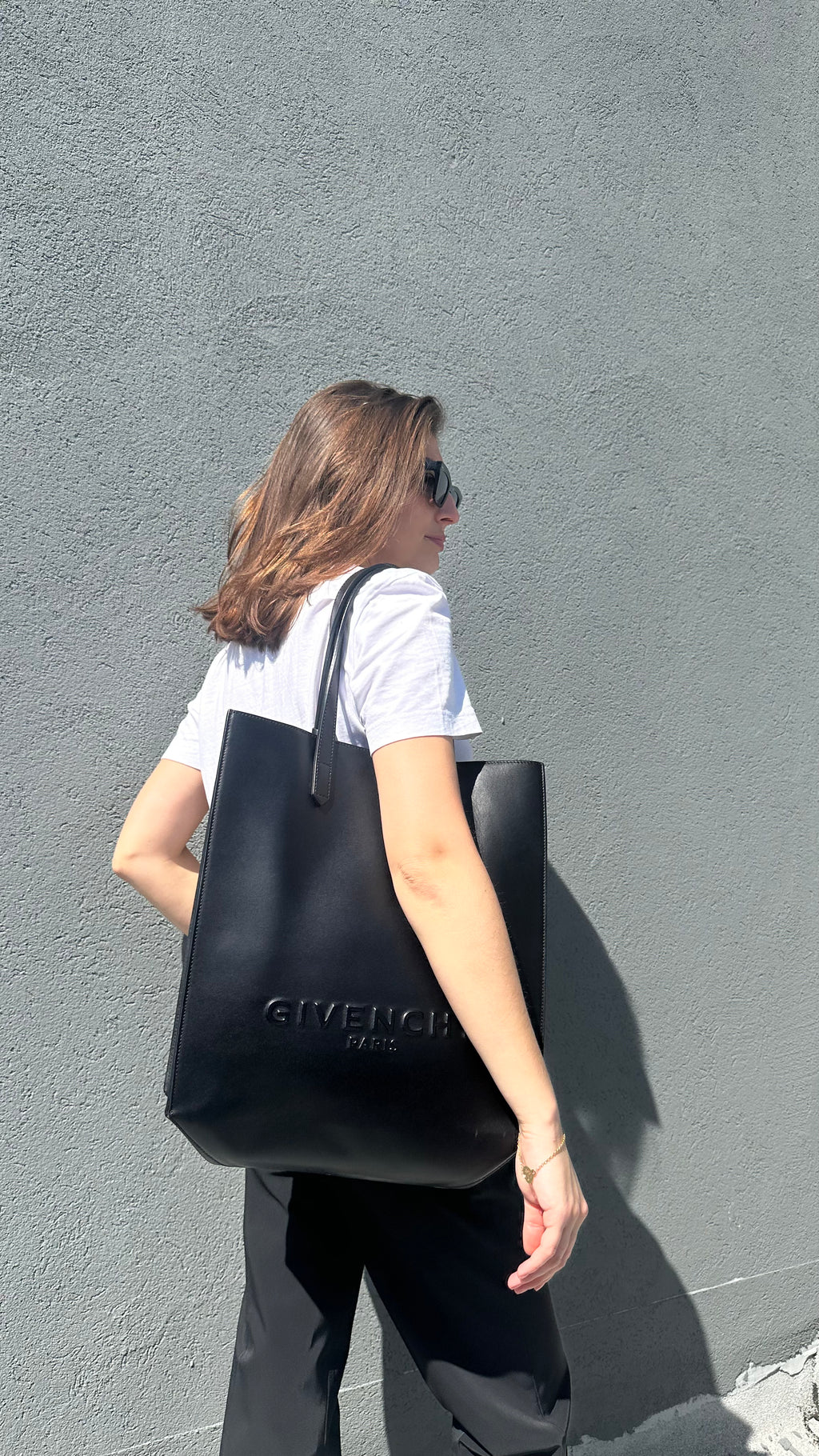 Calfskin Logo Tote bag