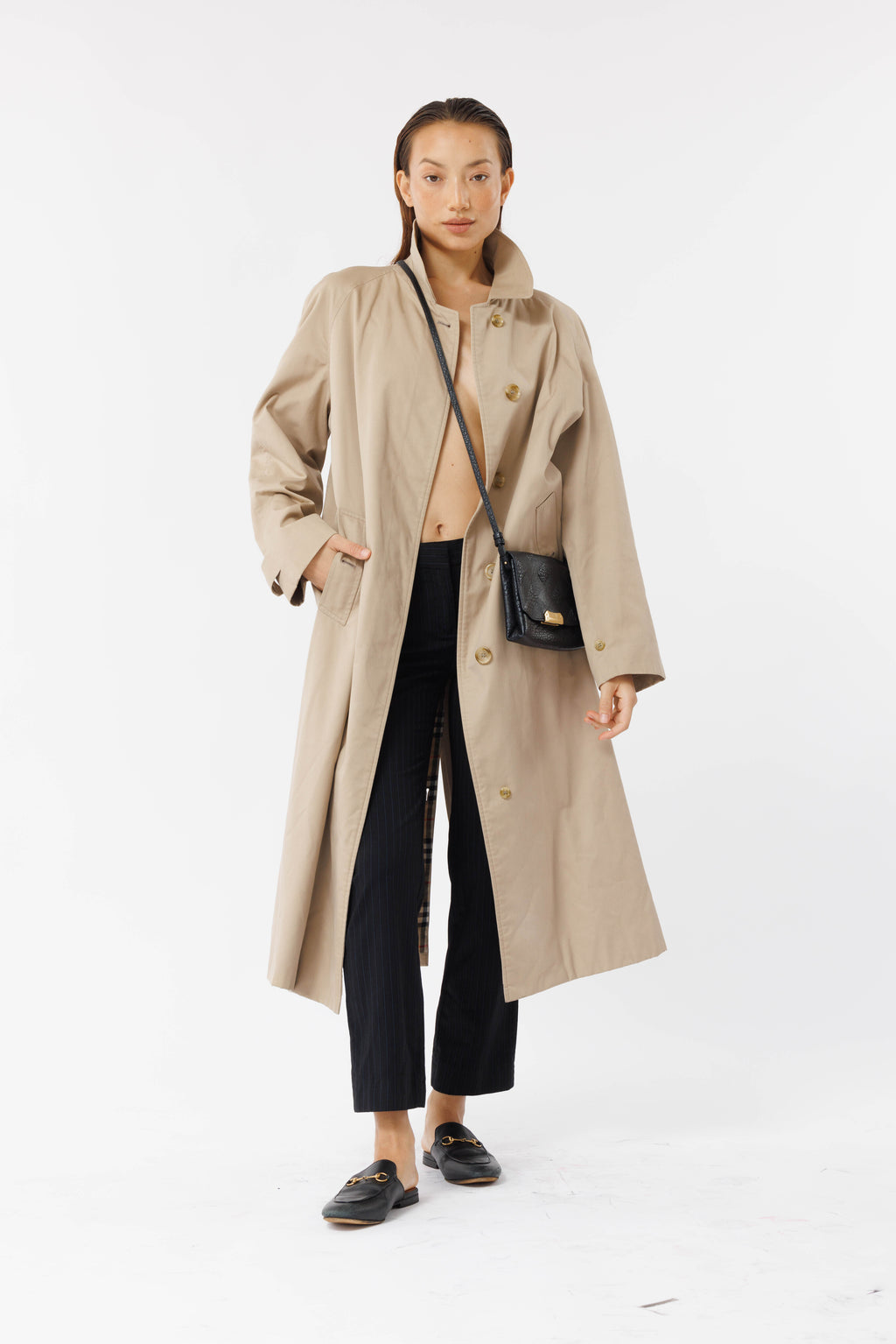 Leather crossbody bag