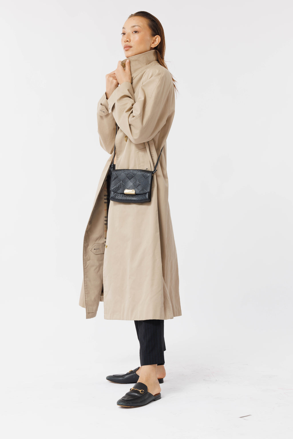 Leather crossbody bag