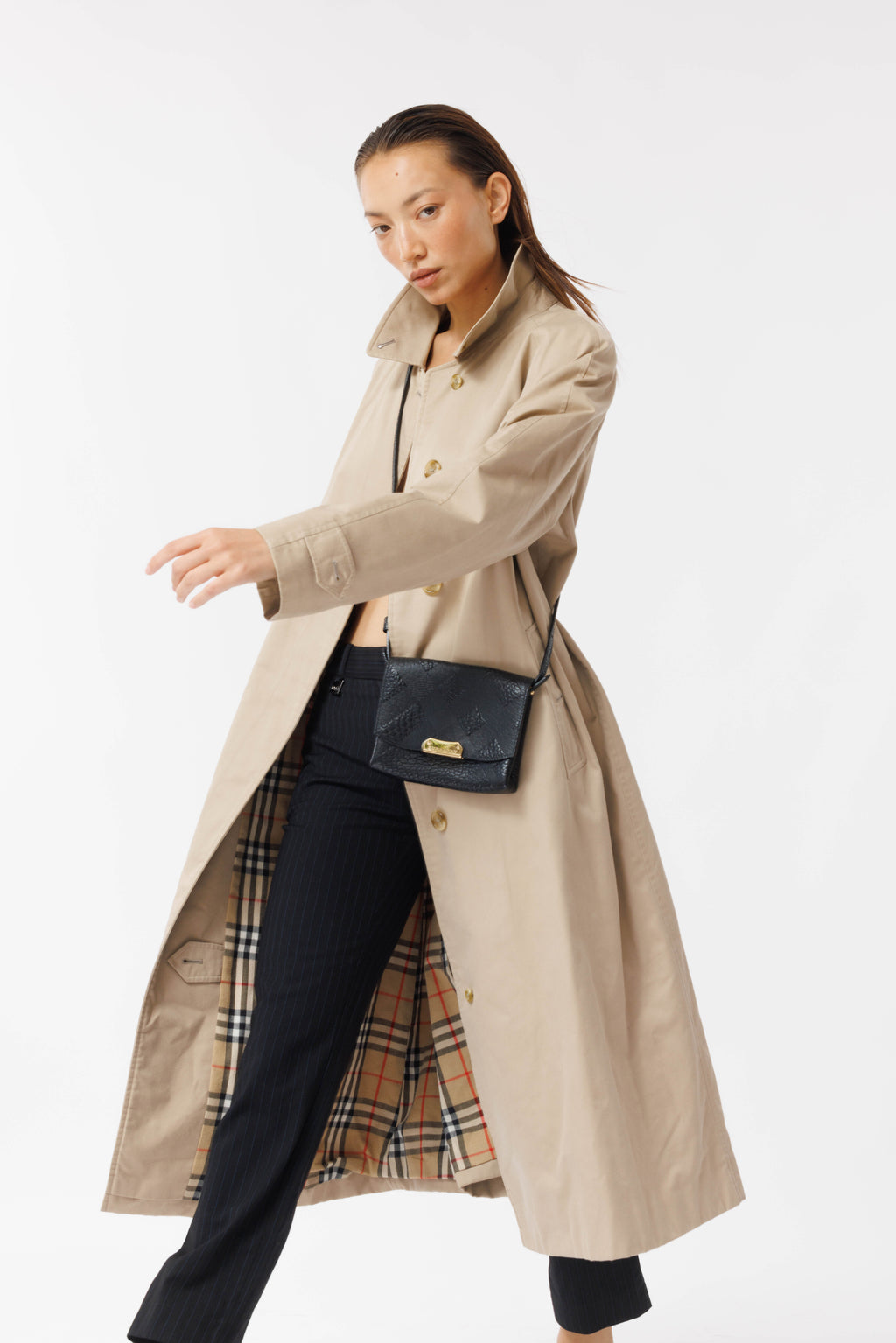 Leather crossbody bag