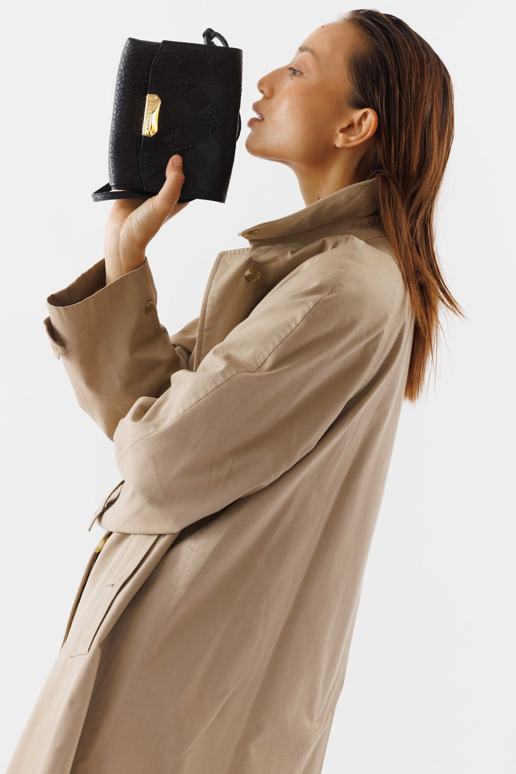 Leather crossbody bag