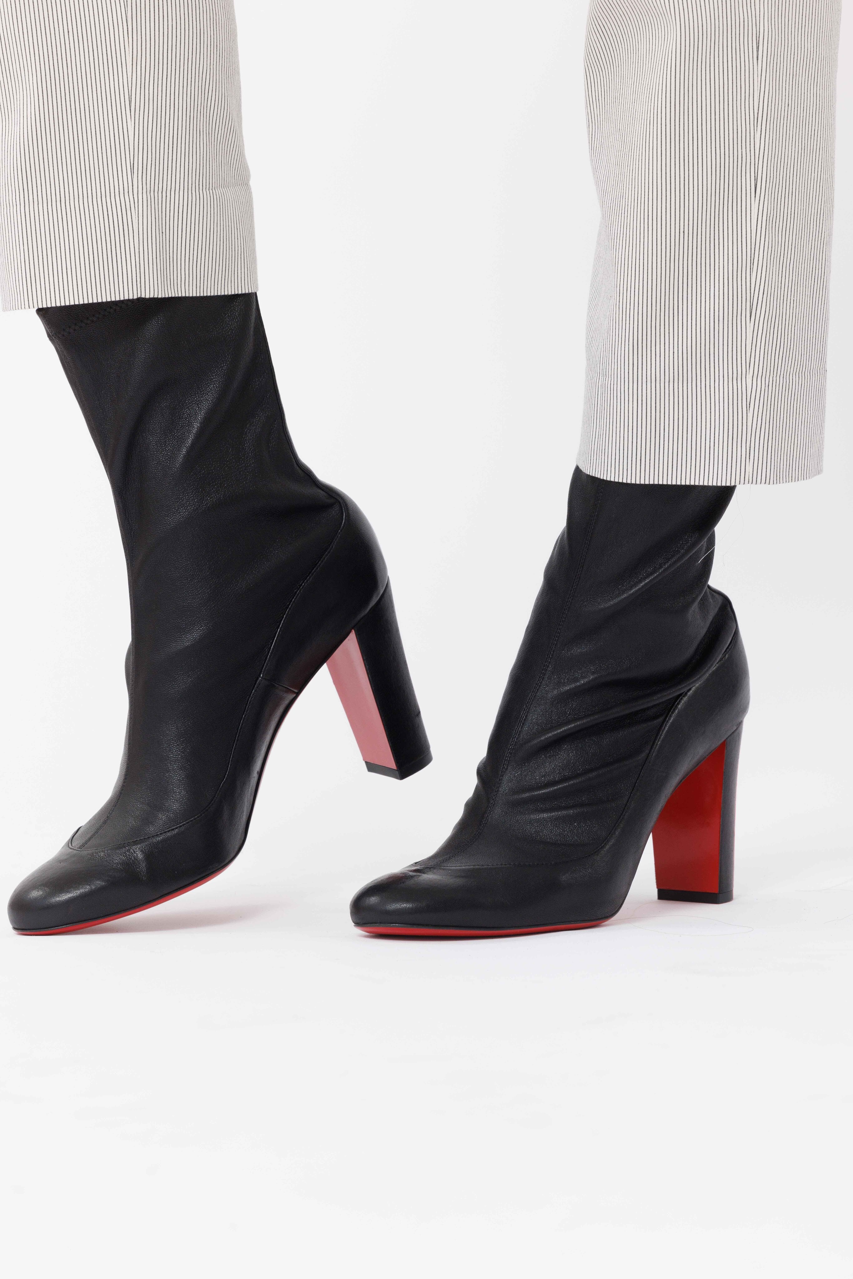 Gena 85 Black Ankle Boots