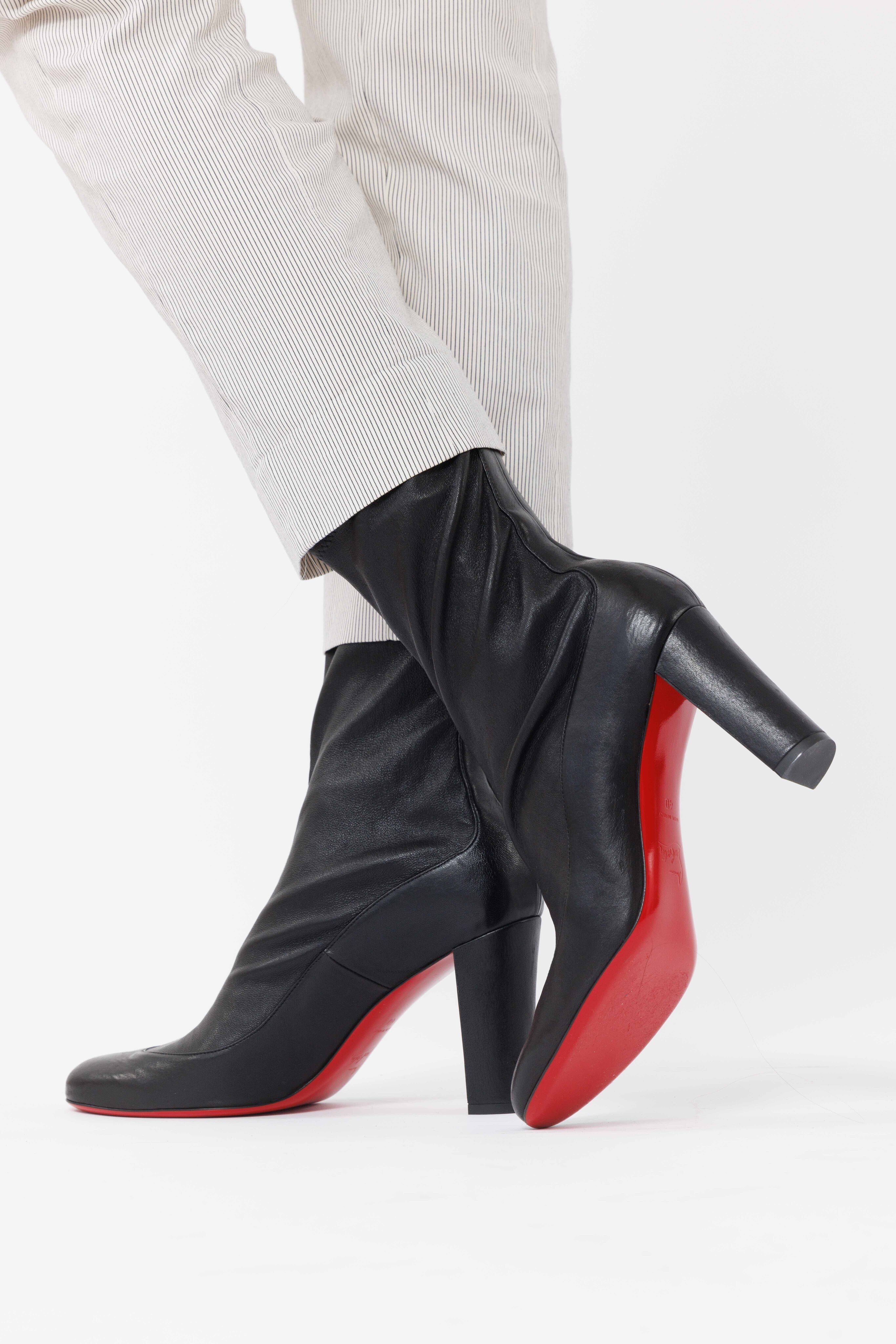 Gena 85 Black Ankle Boots