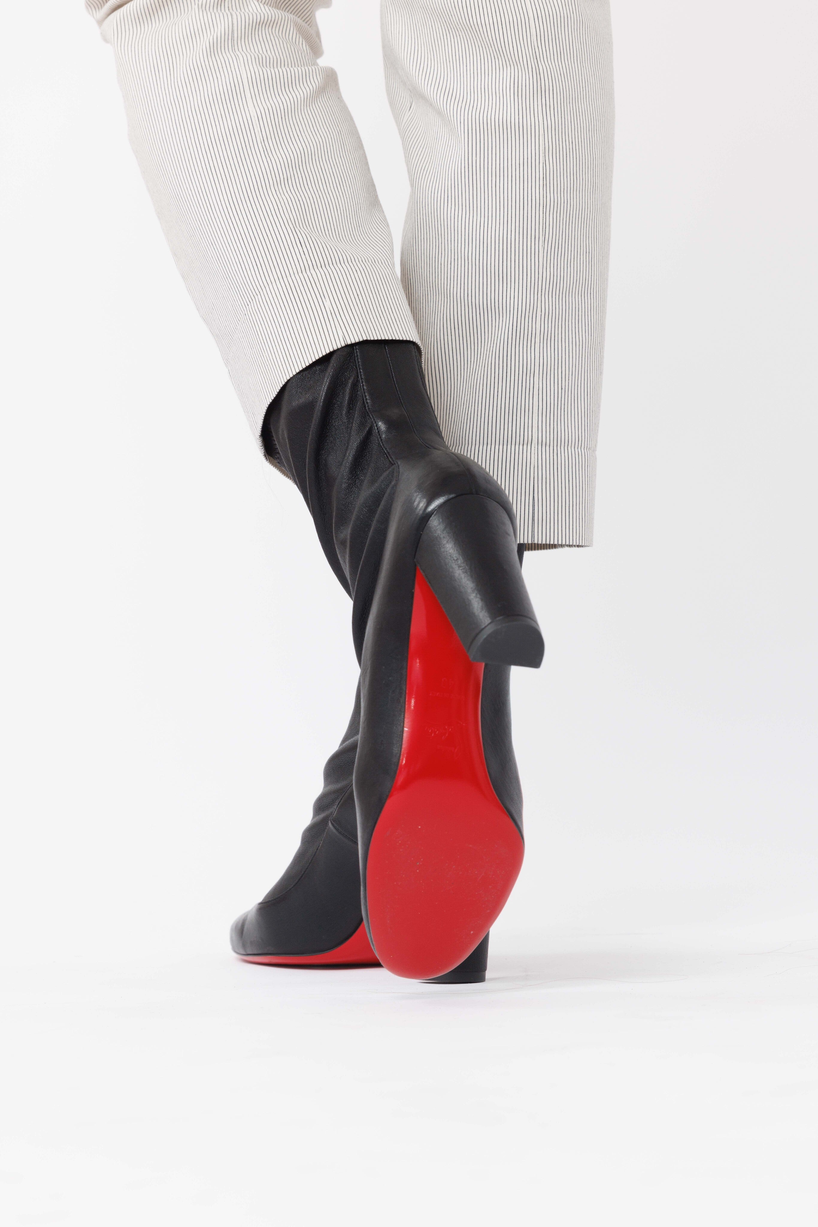 Gena 85 Black Ankle Boots
