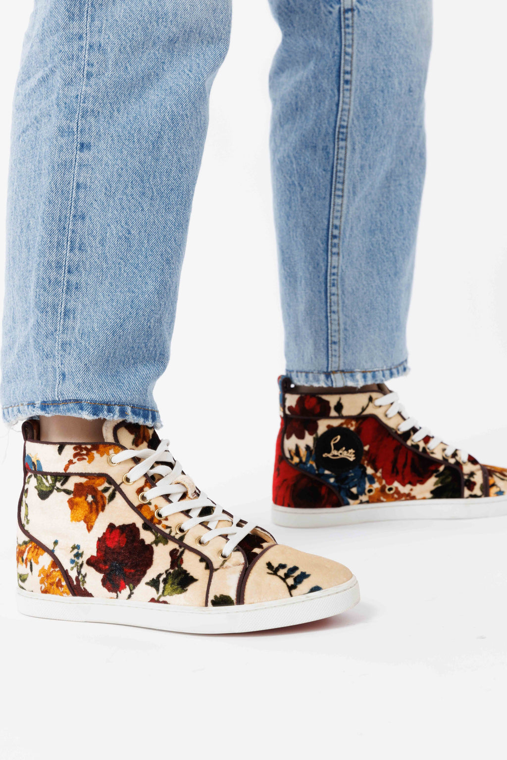 velvet sneakers