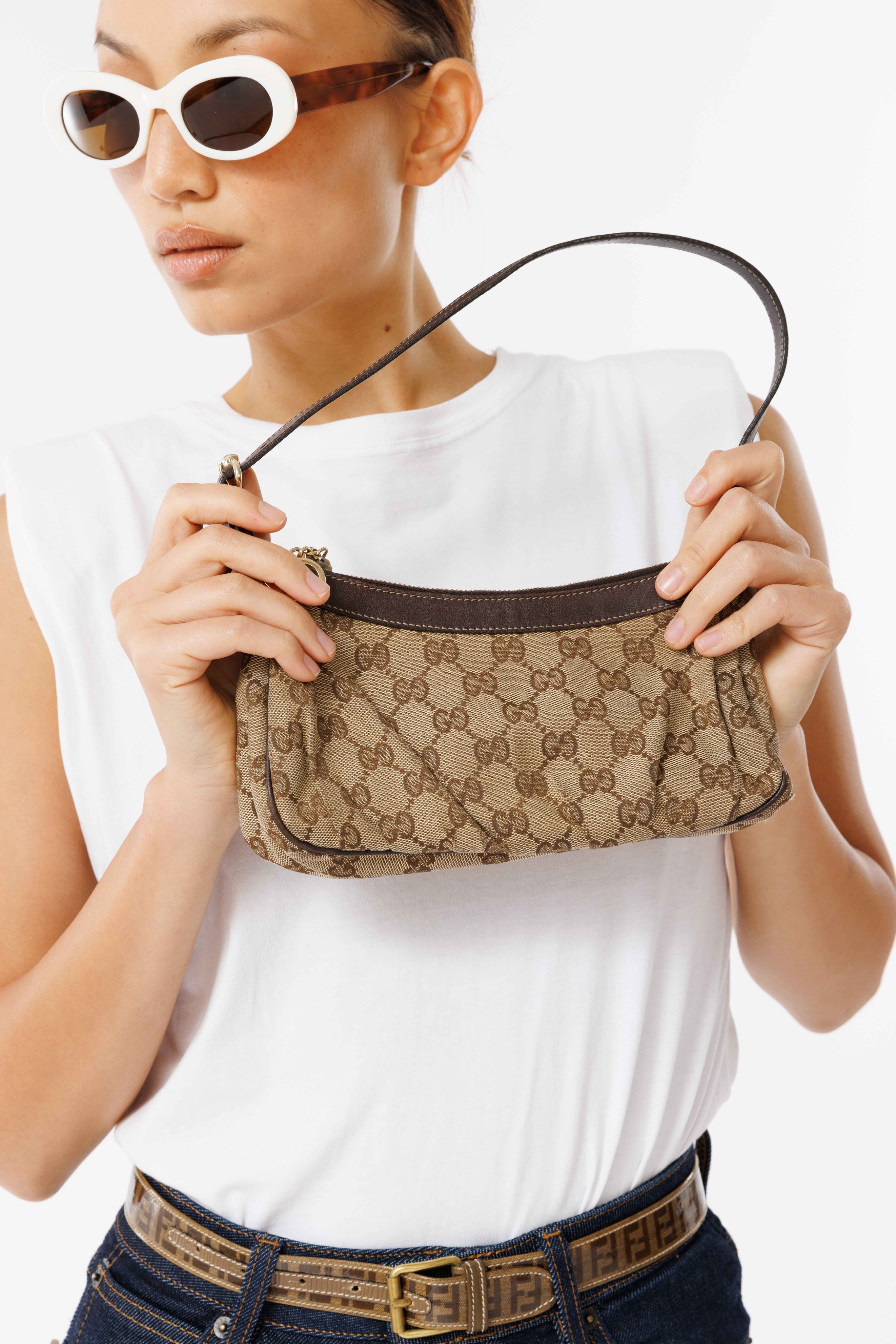 Interlocking pochette bag