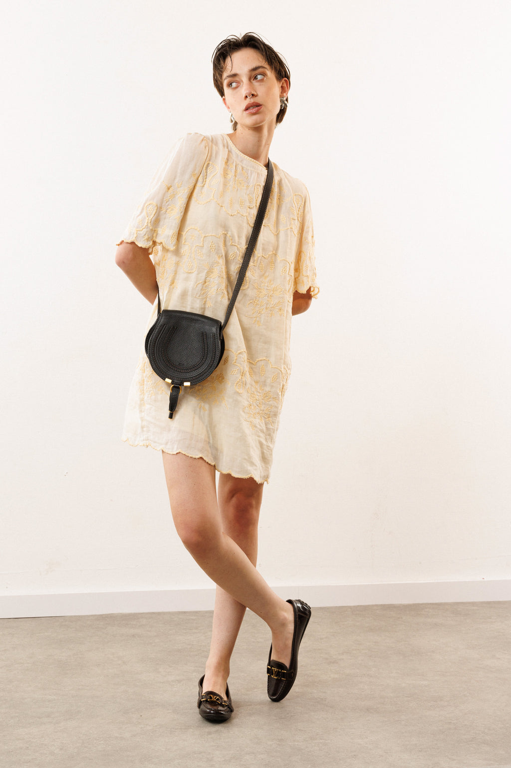 Marcie  leather crossbody bag
