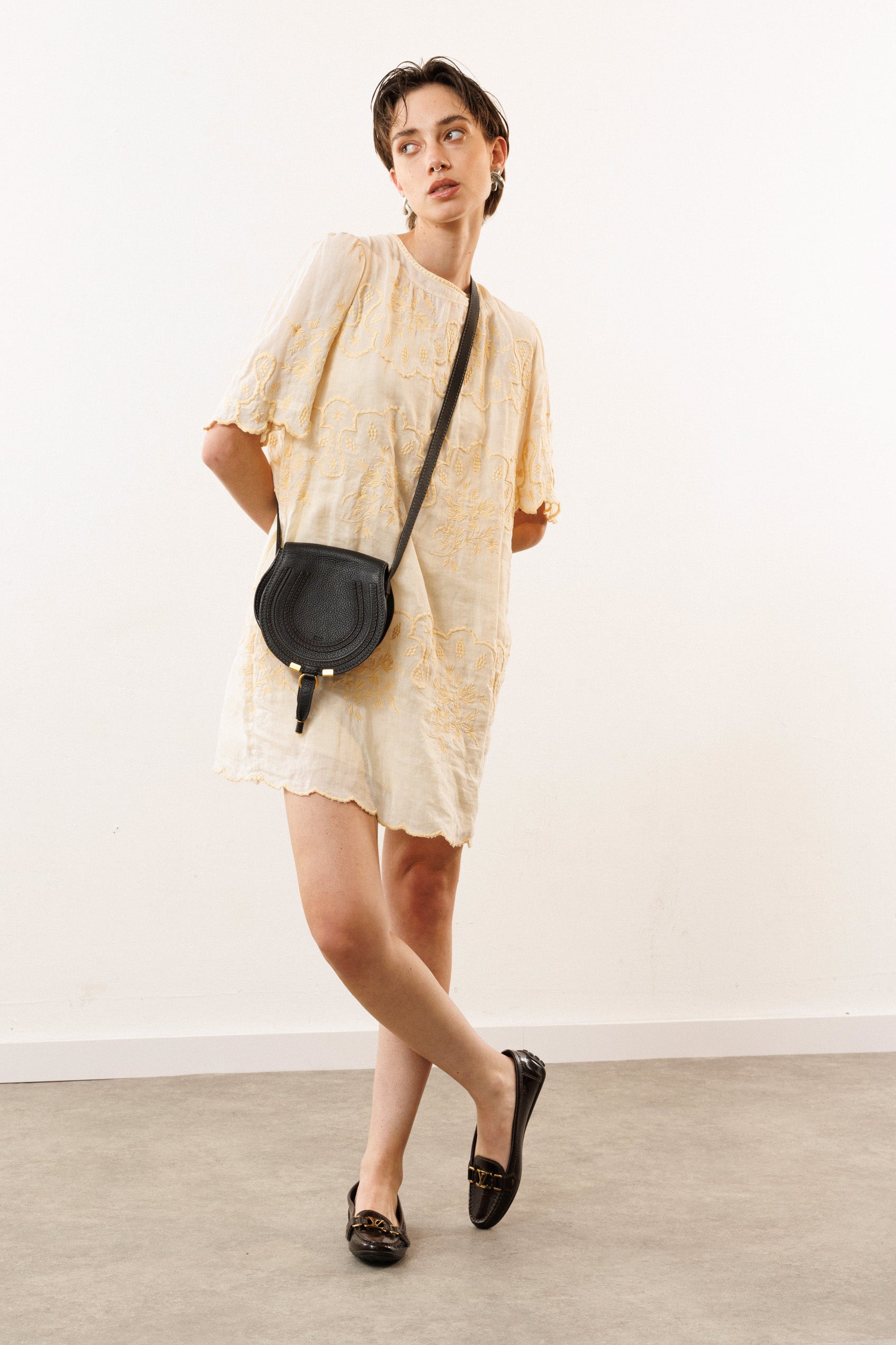Marcie  leather crossbody bag