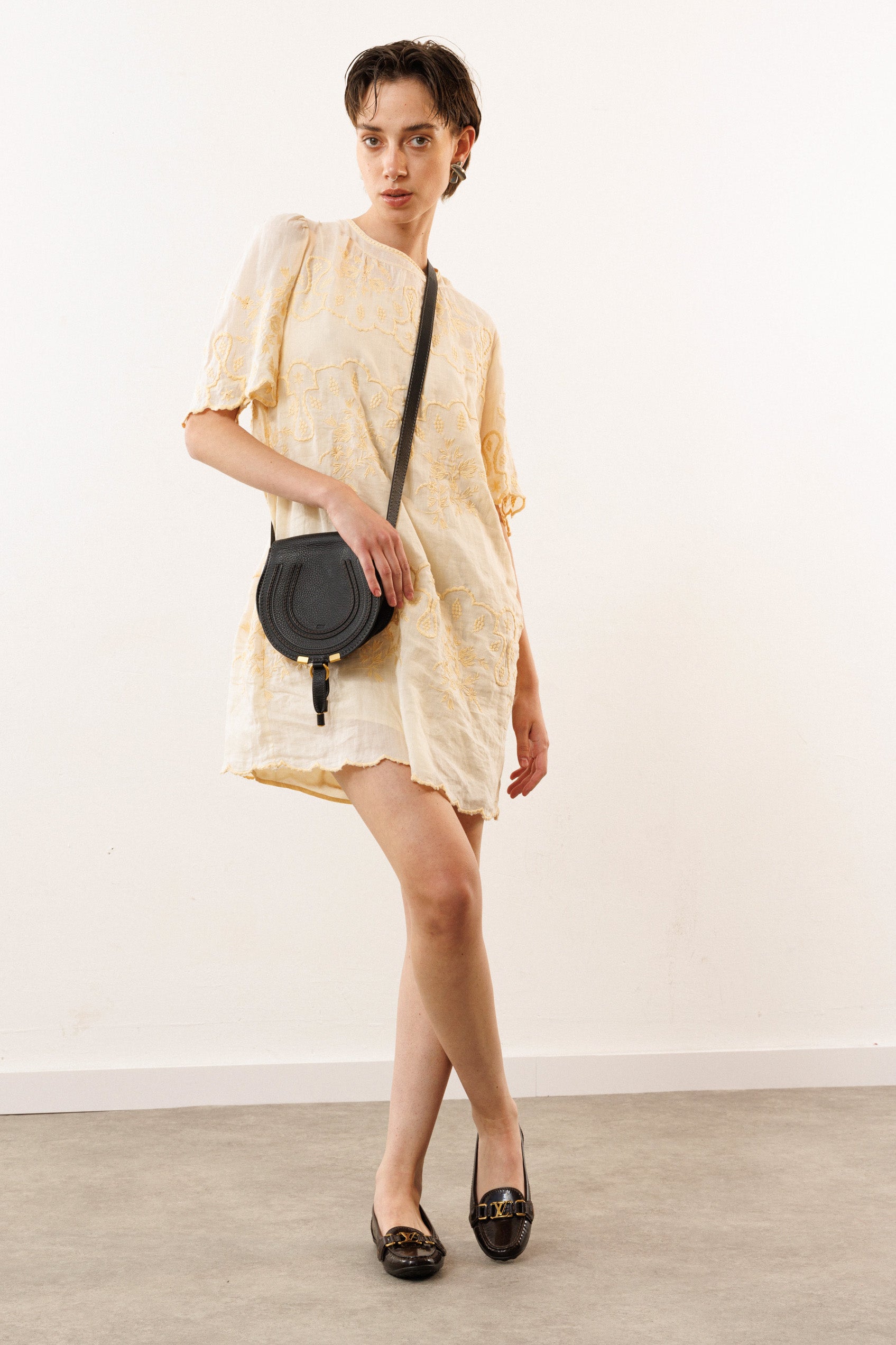 Marcie  leather crossbody bag