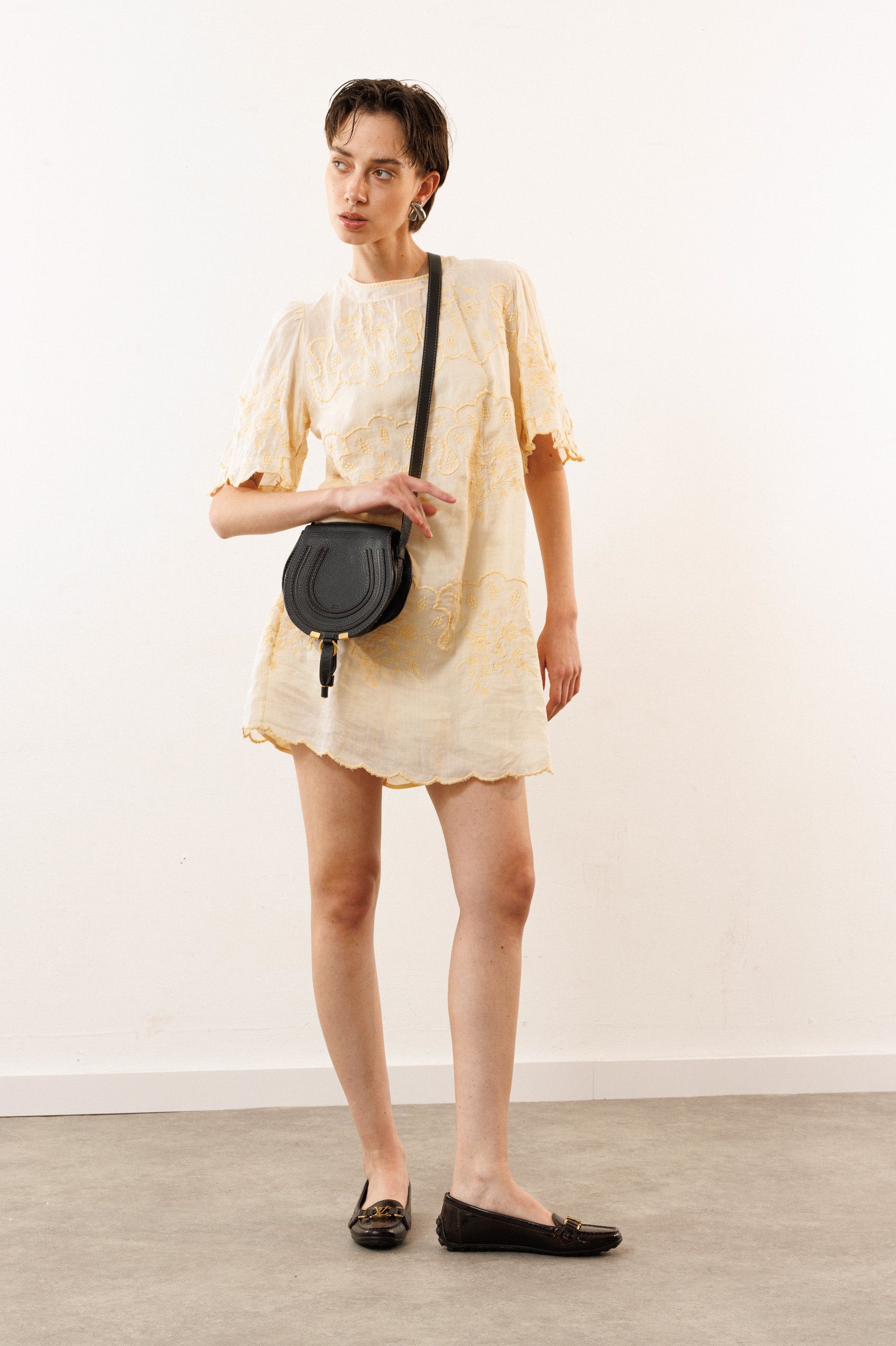 Marcie  leather crossbody bag