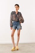 Ibiza Raffia Platform Mules