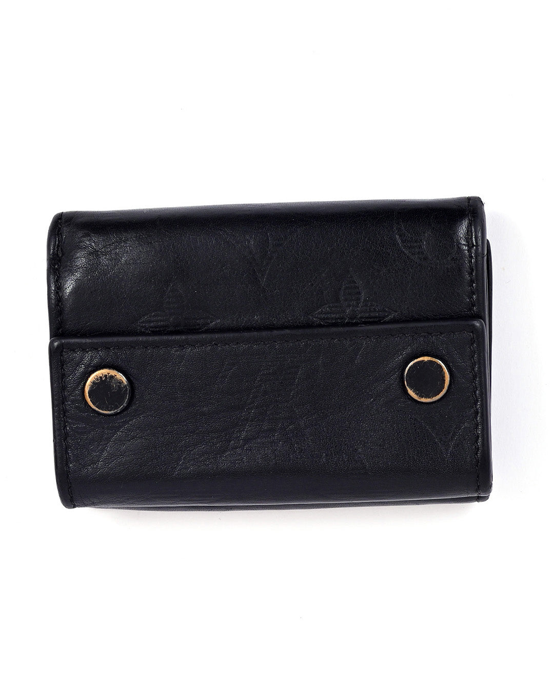 Black leather wallet