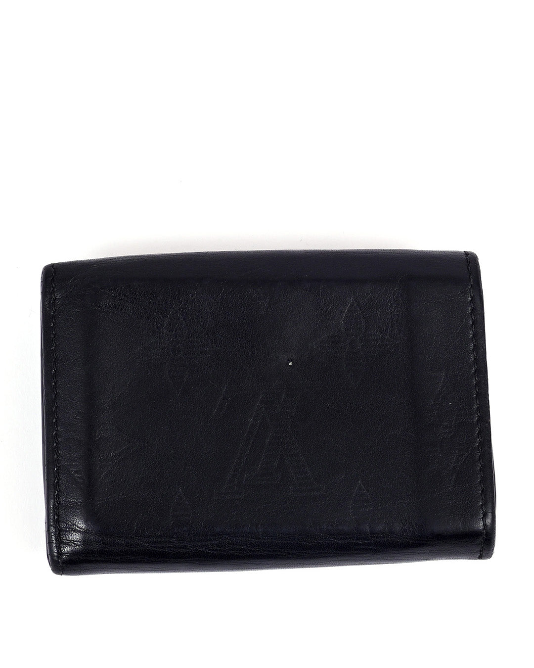 Black leather wallet